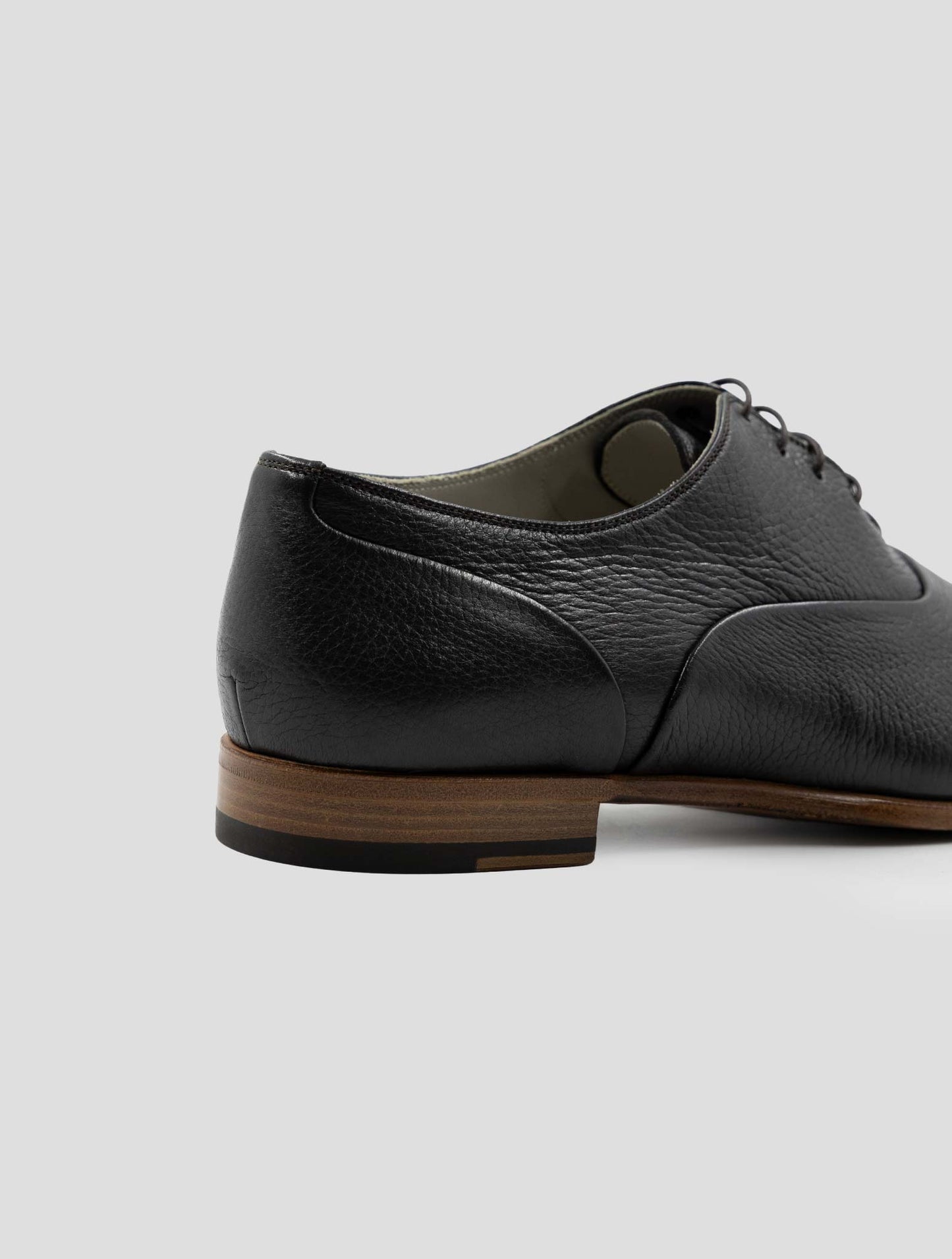 Kiton Brown Leather Deer Dress Shoes