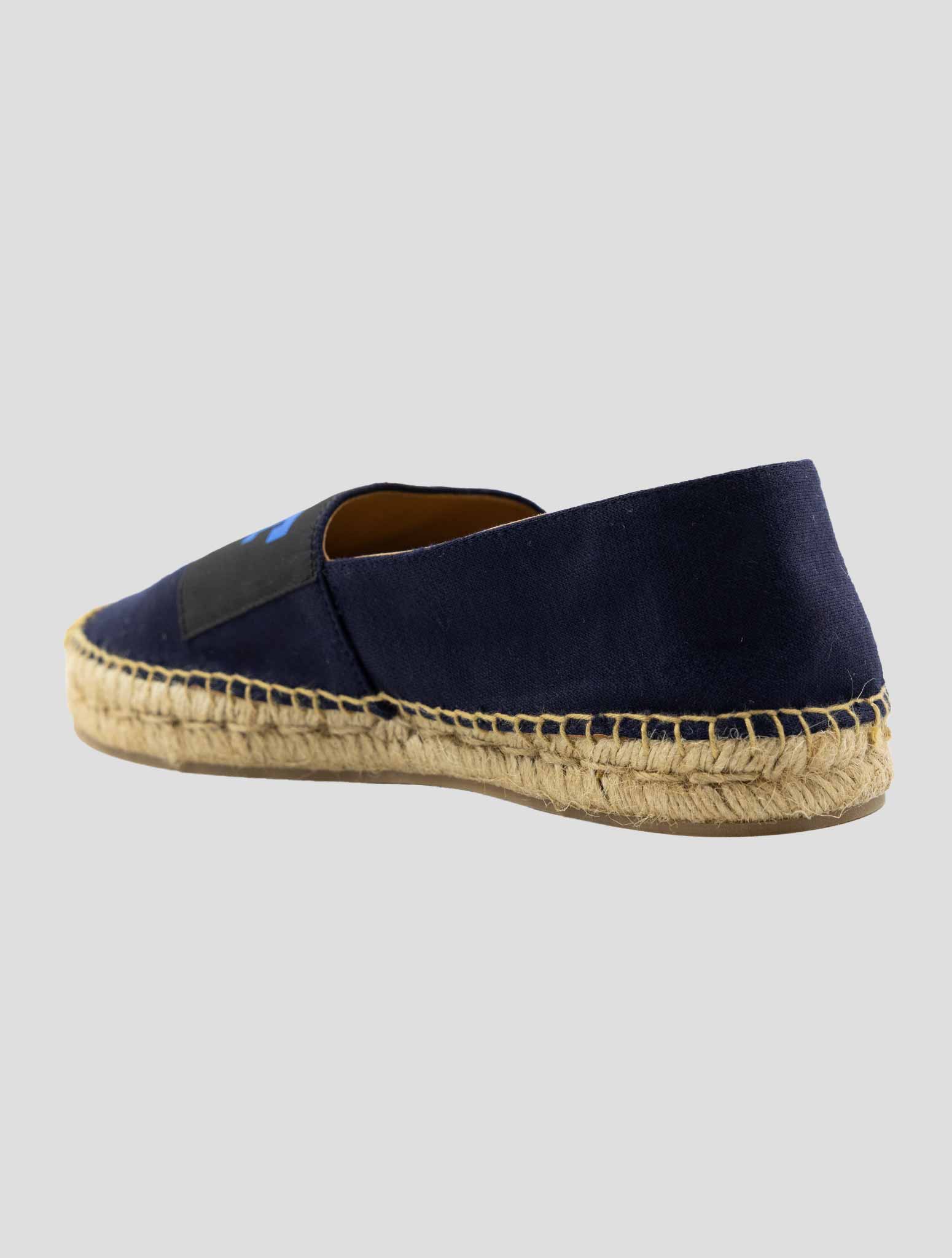 Kiton Knt Blue Wool Espadrillas