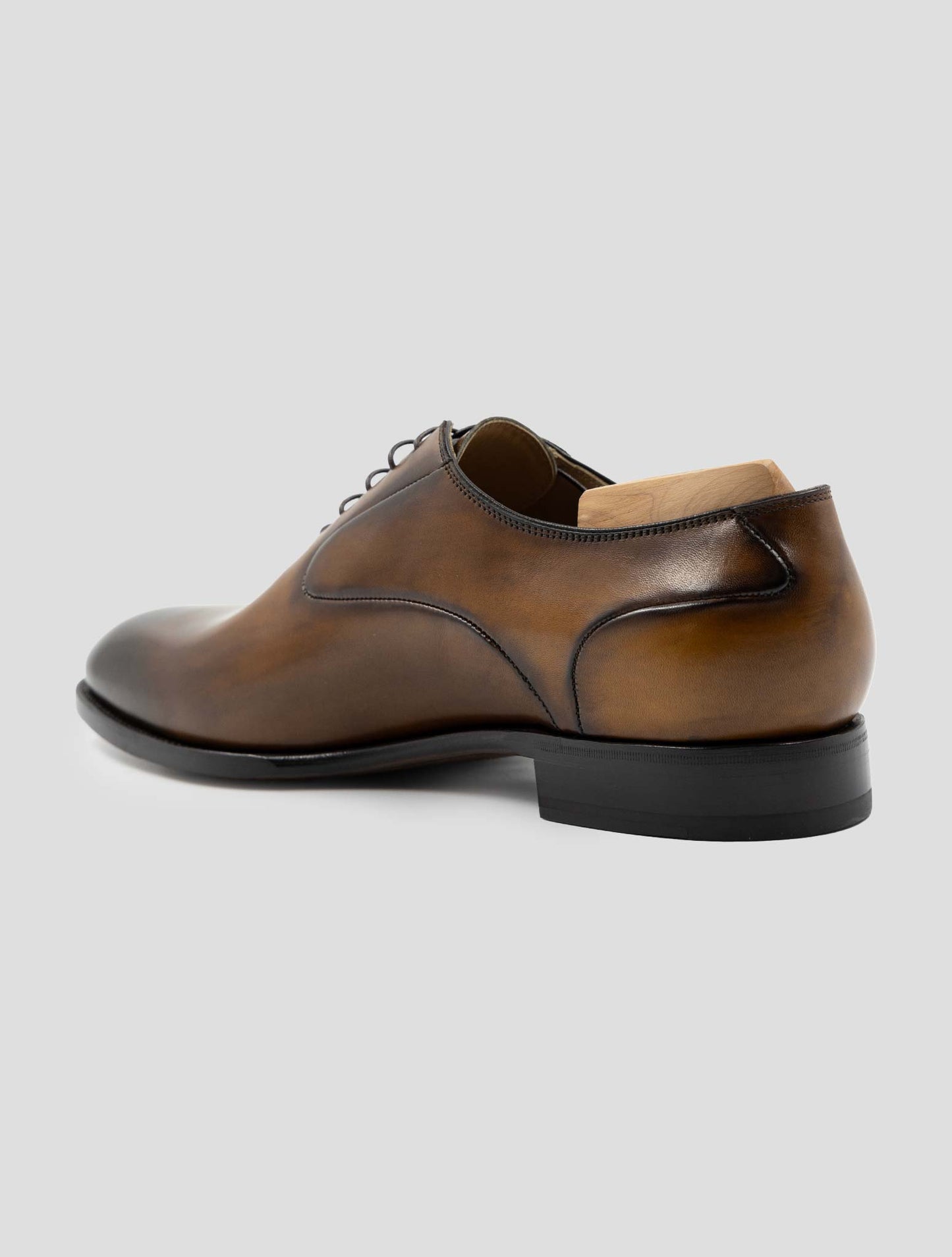 Kiton Brown Leather Dress Shoes