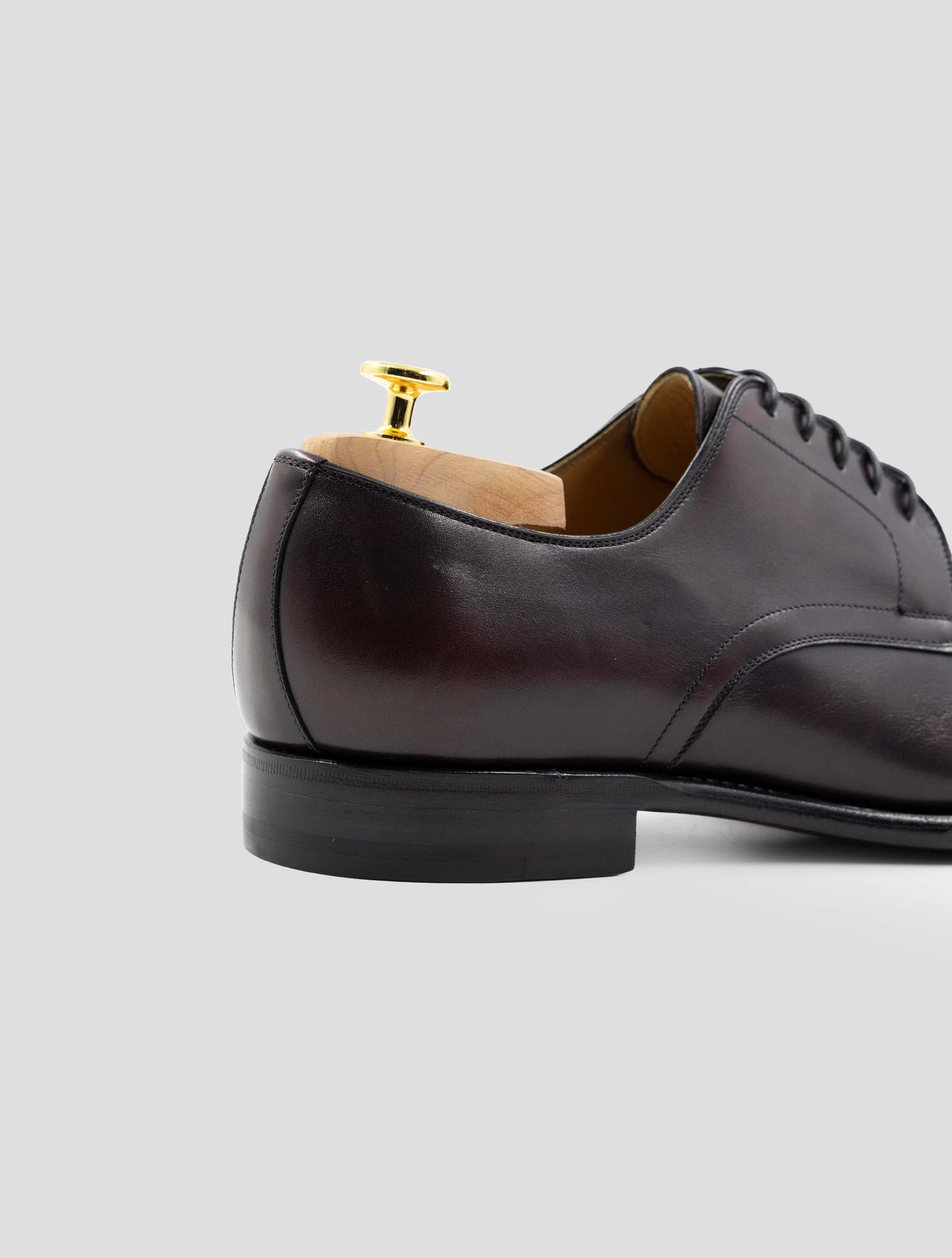 Kiton Burgundy Leather Dress Shoes