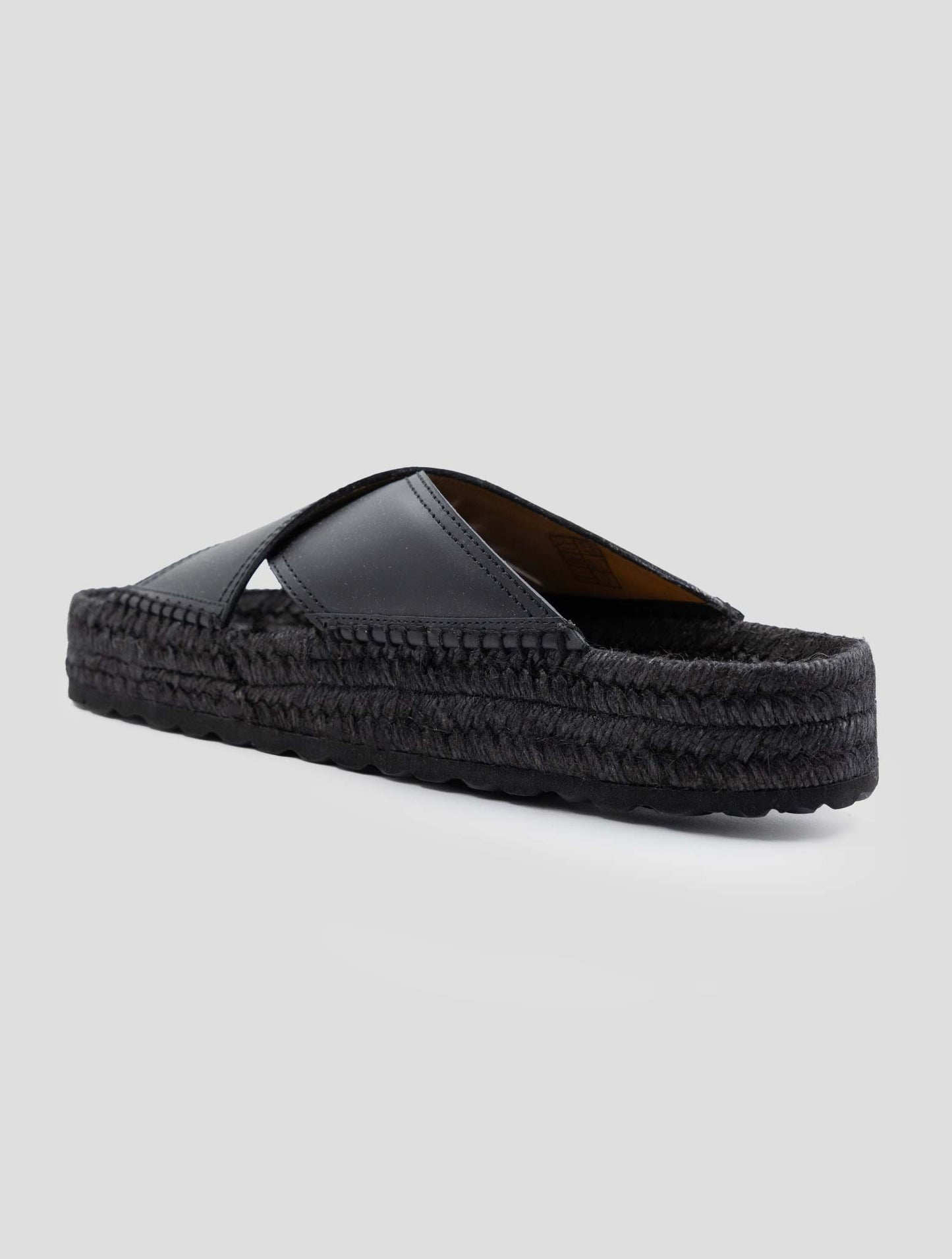 Kiton Black Leather Loafers