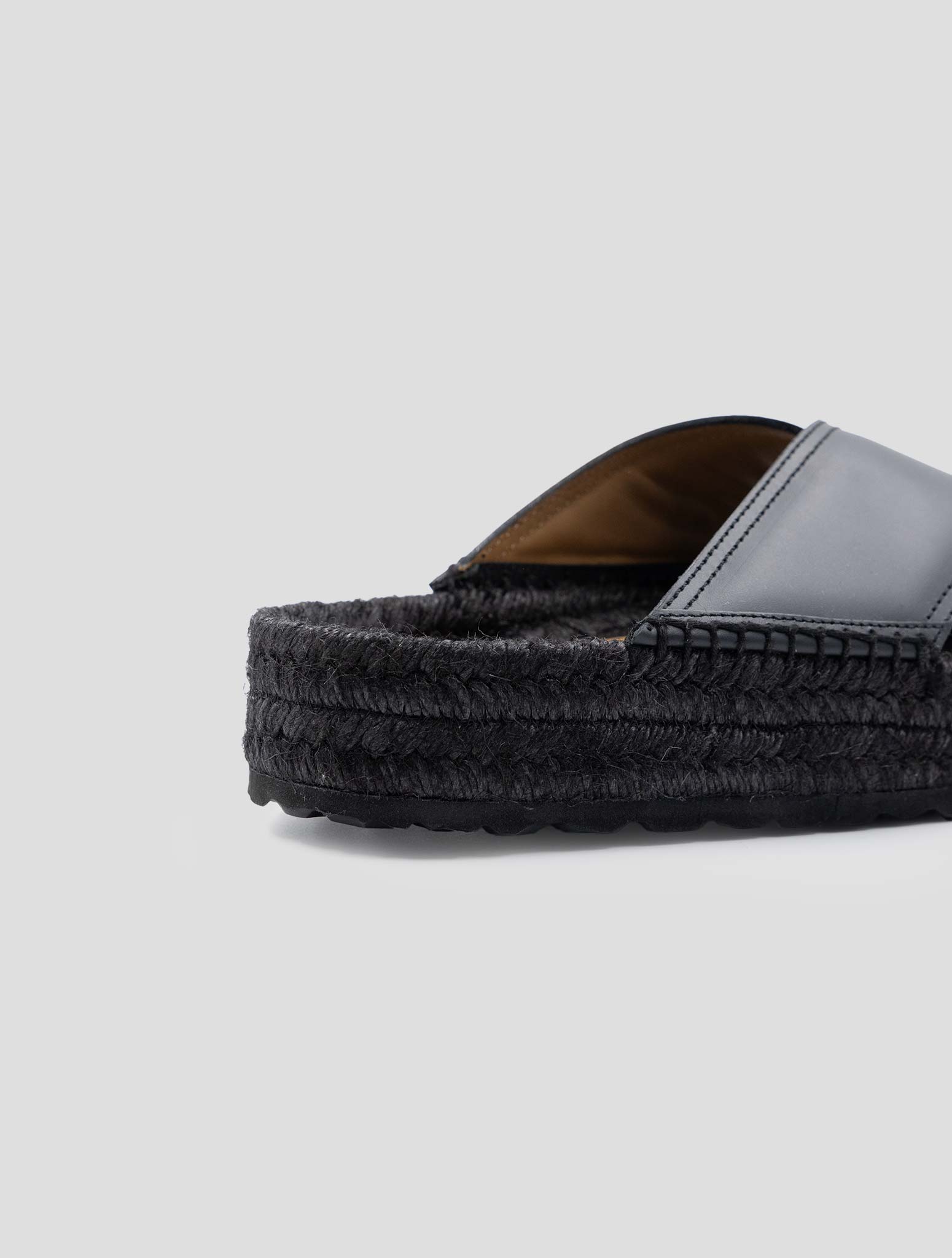 Kiton Black Leather Loafers