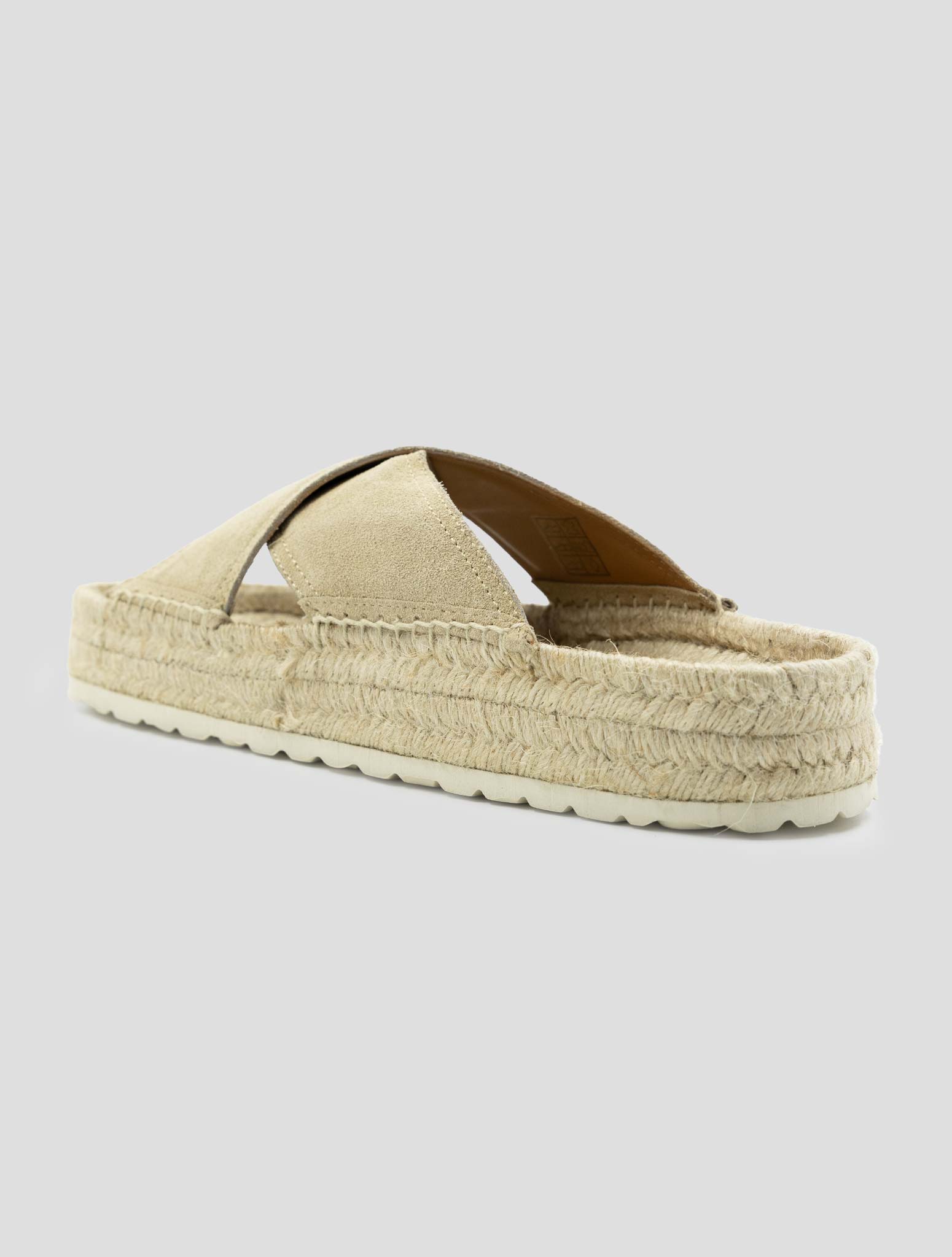 Kiton Beige Leather Suede Sandals