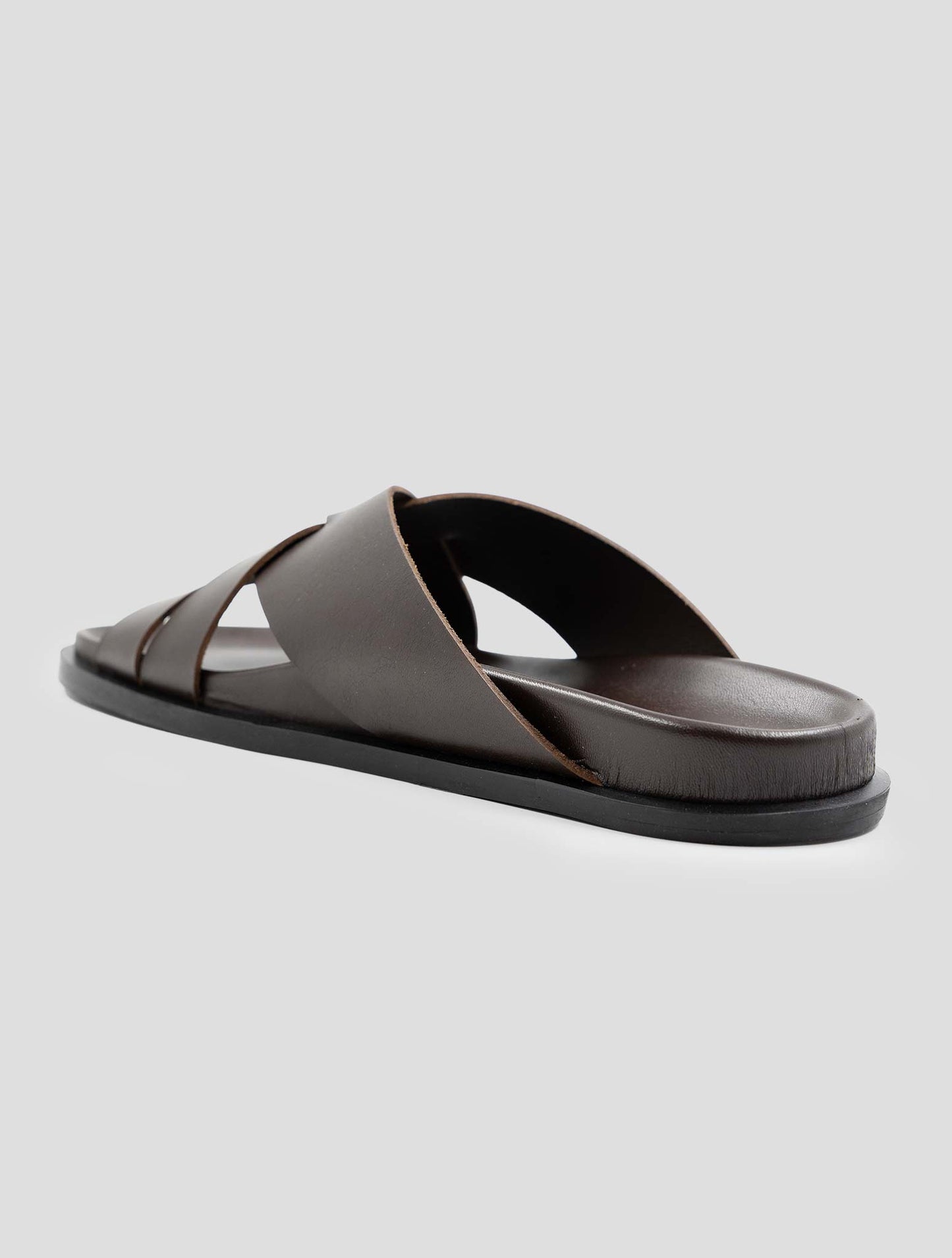 Kiton Brown Leather Sandals