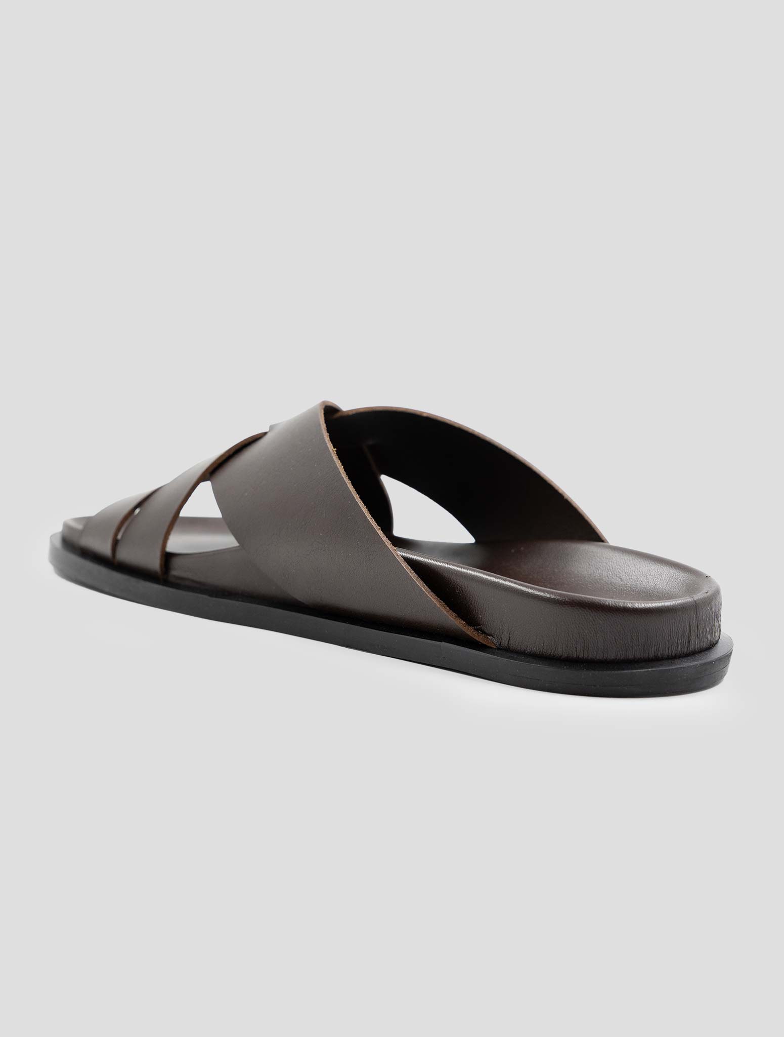 Kiton Brown Leather Sandals