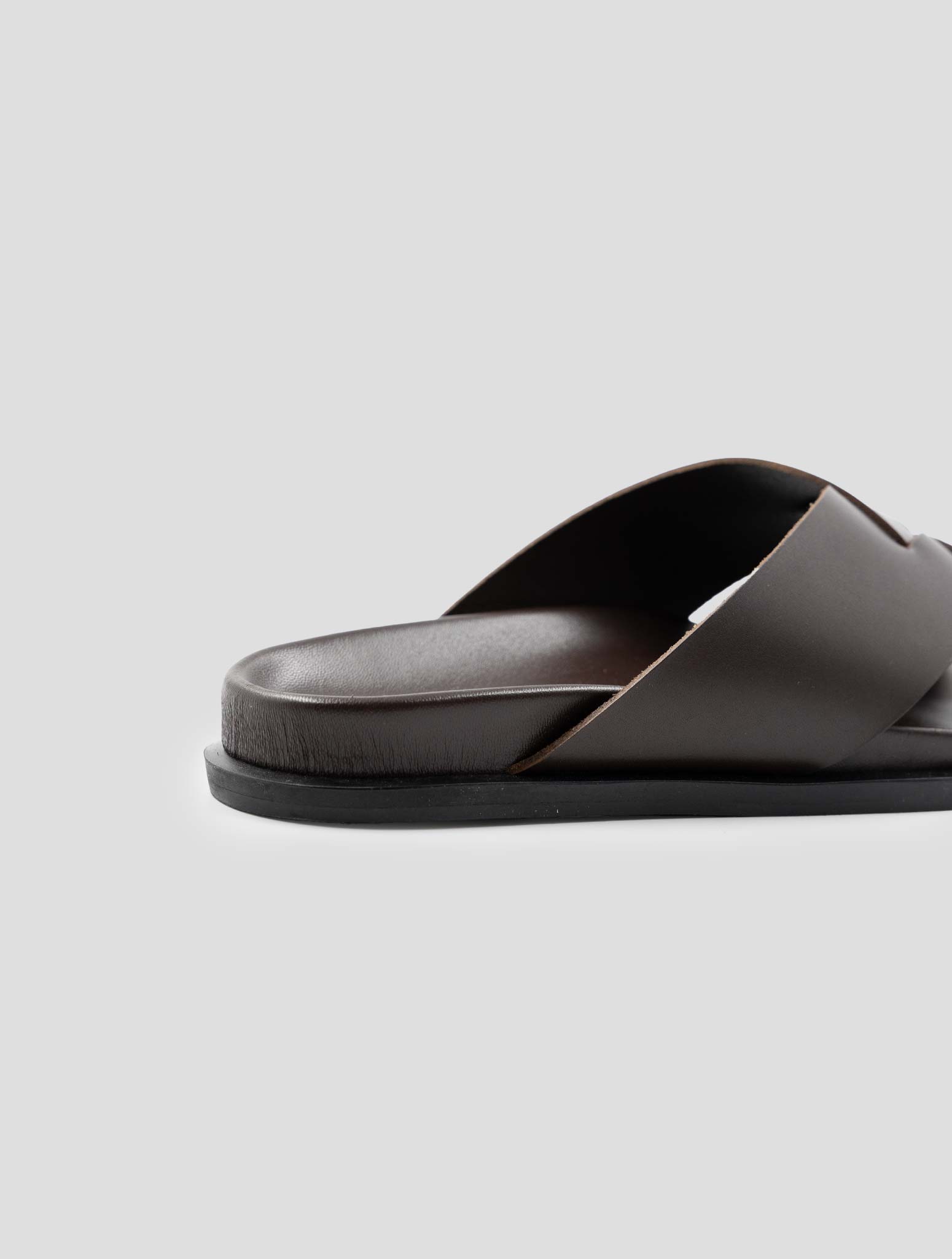 Kiton Brown Leather Sandals