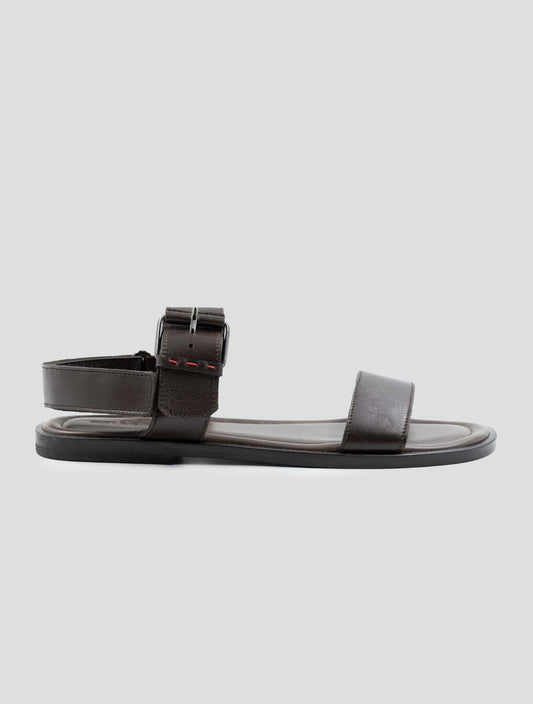 Kiton Brown Leather Sandals