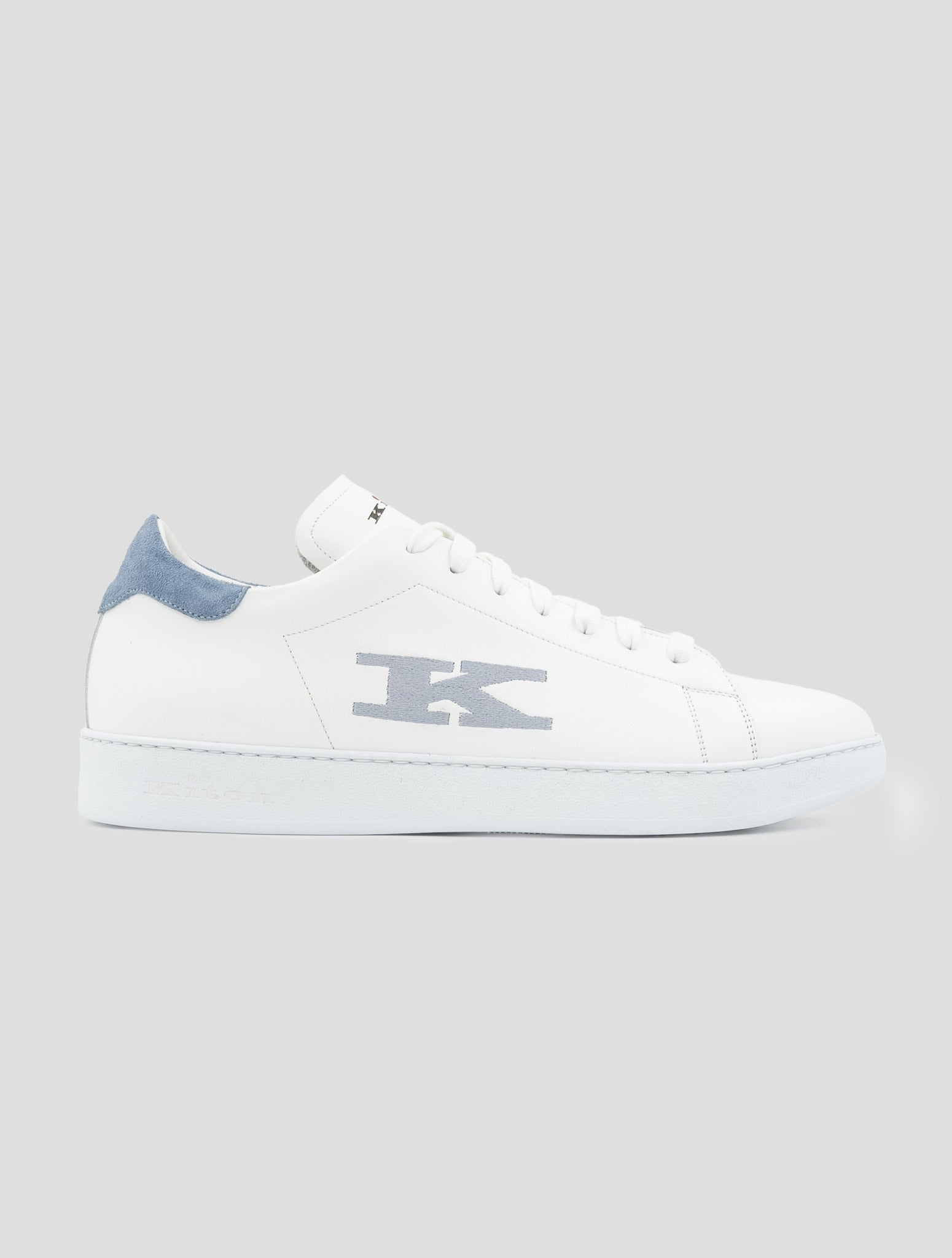 Kiton White Leather Sneakers
