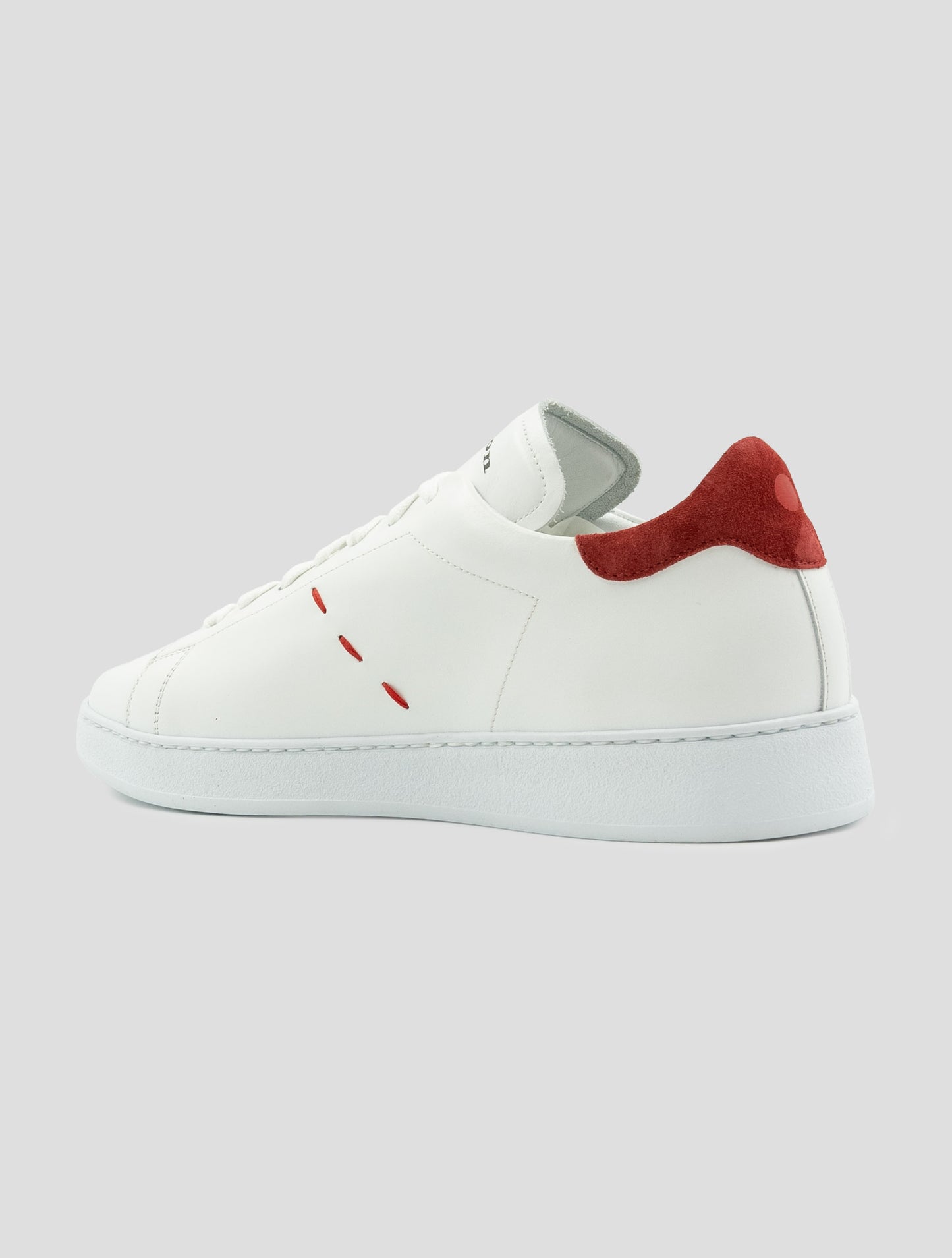 Kiton White Leather Sneakers