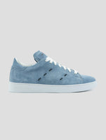 Kiton Light Blue Leather Sneakers