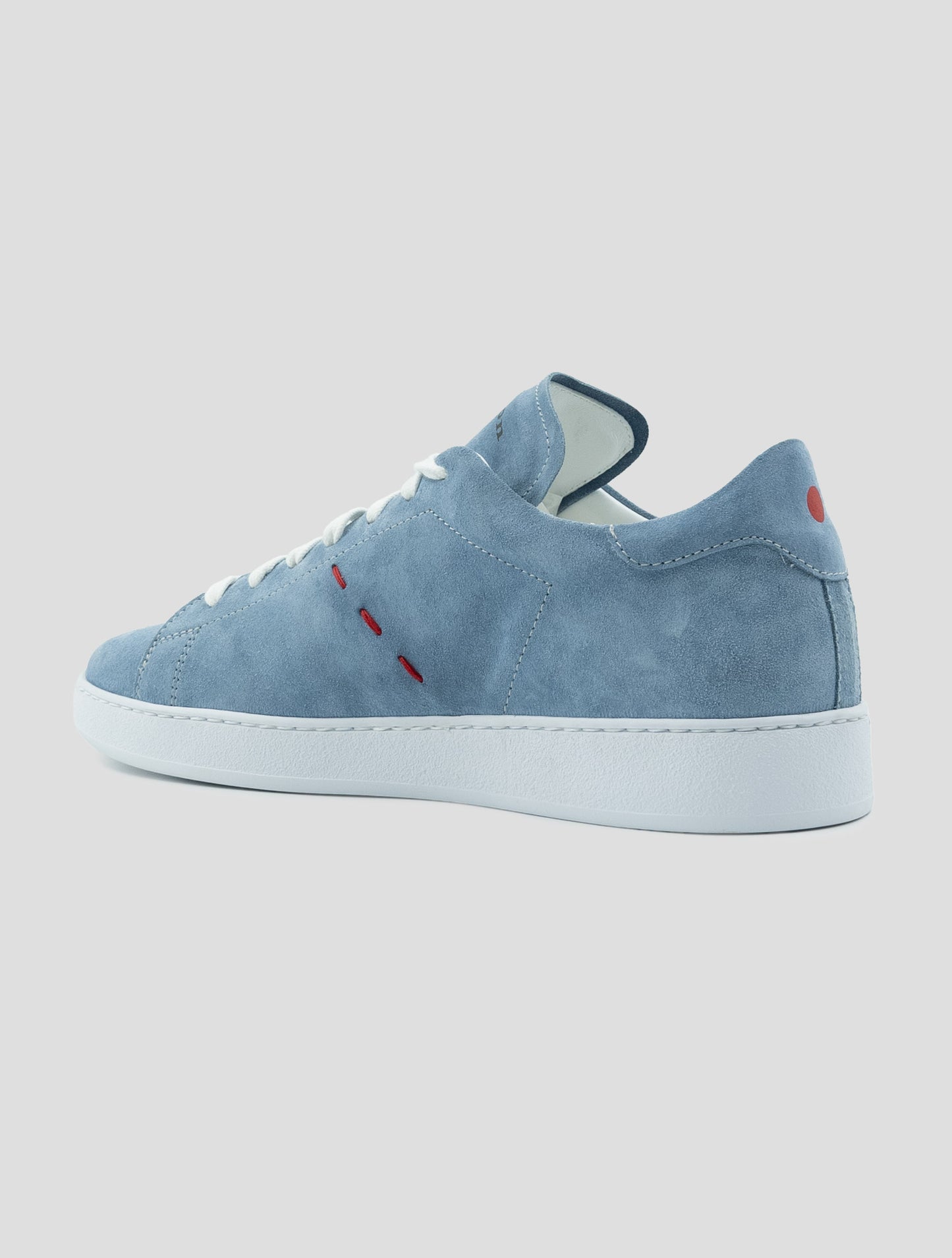 Kiton Light Blue Leather Sneakers