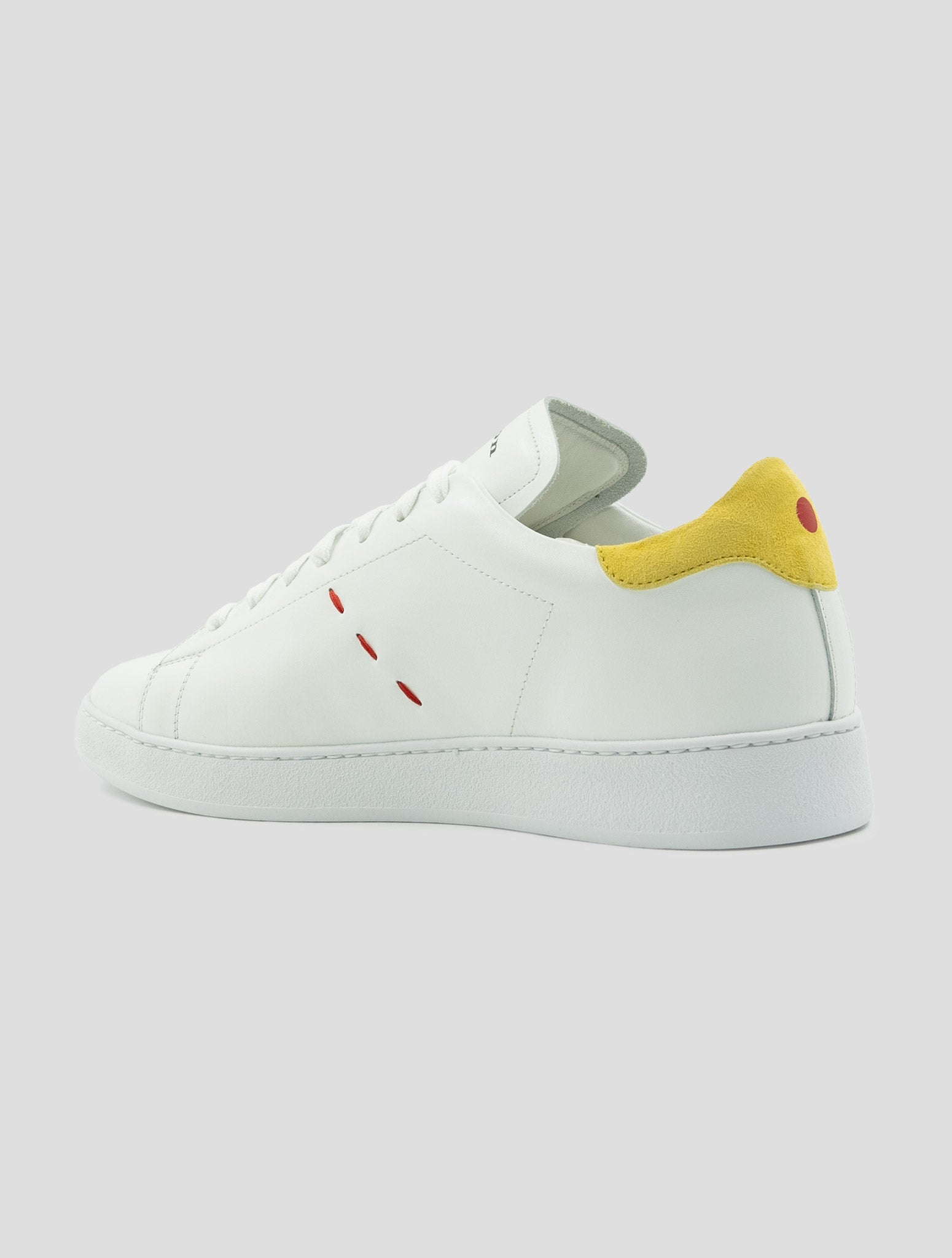 Kiton White Leather Sneakers