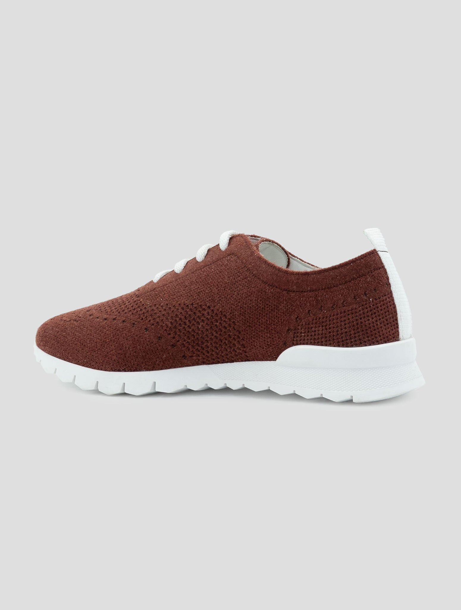 Kiton Brown Cashmere Sneakers