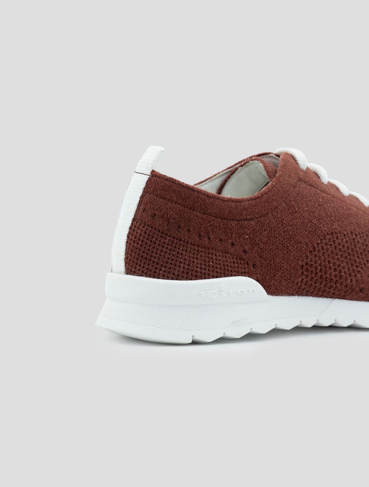 Kiton Brown Cashmere Sneakers