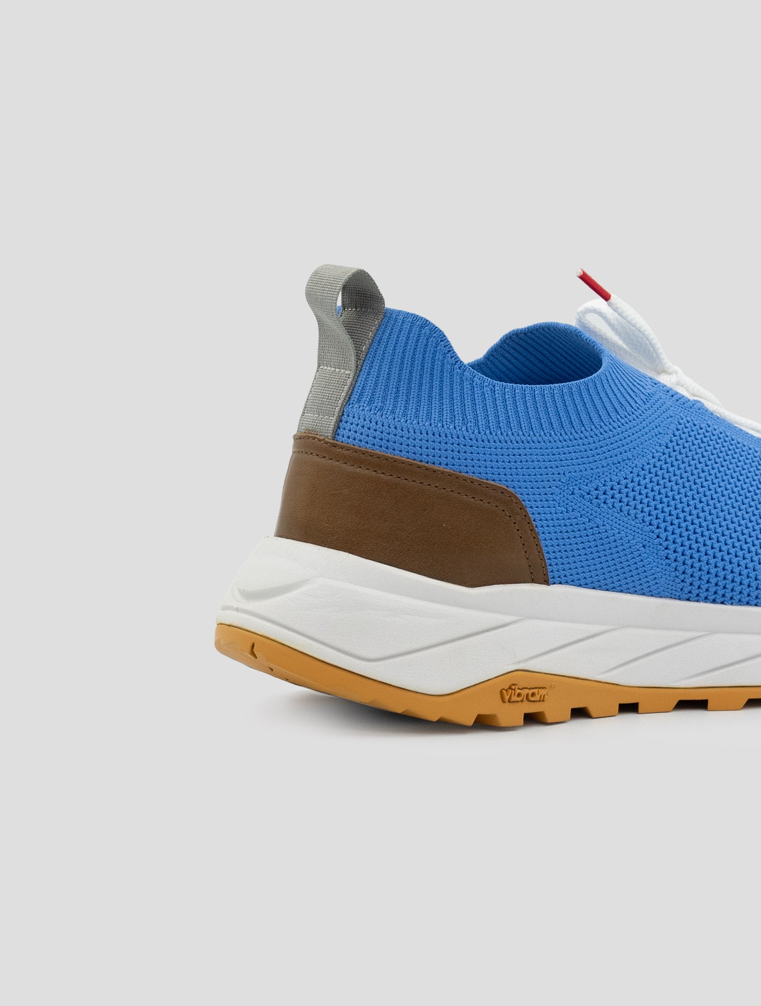 Kiton Light Blue Pl Tpu Wool Sneakers