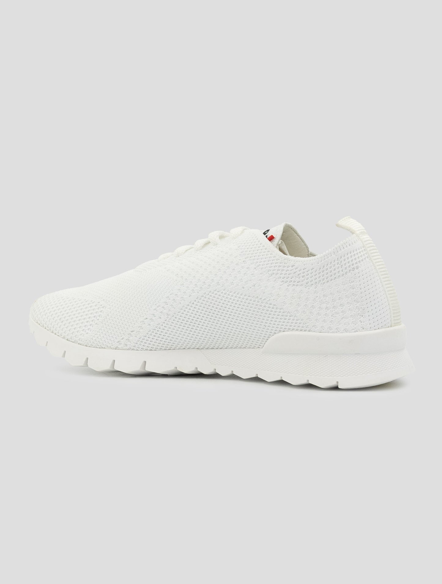 Kiton White Cotton Ea Sneakers