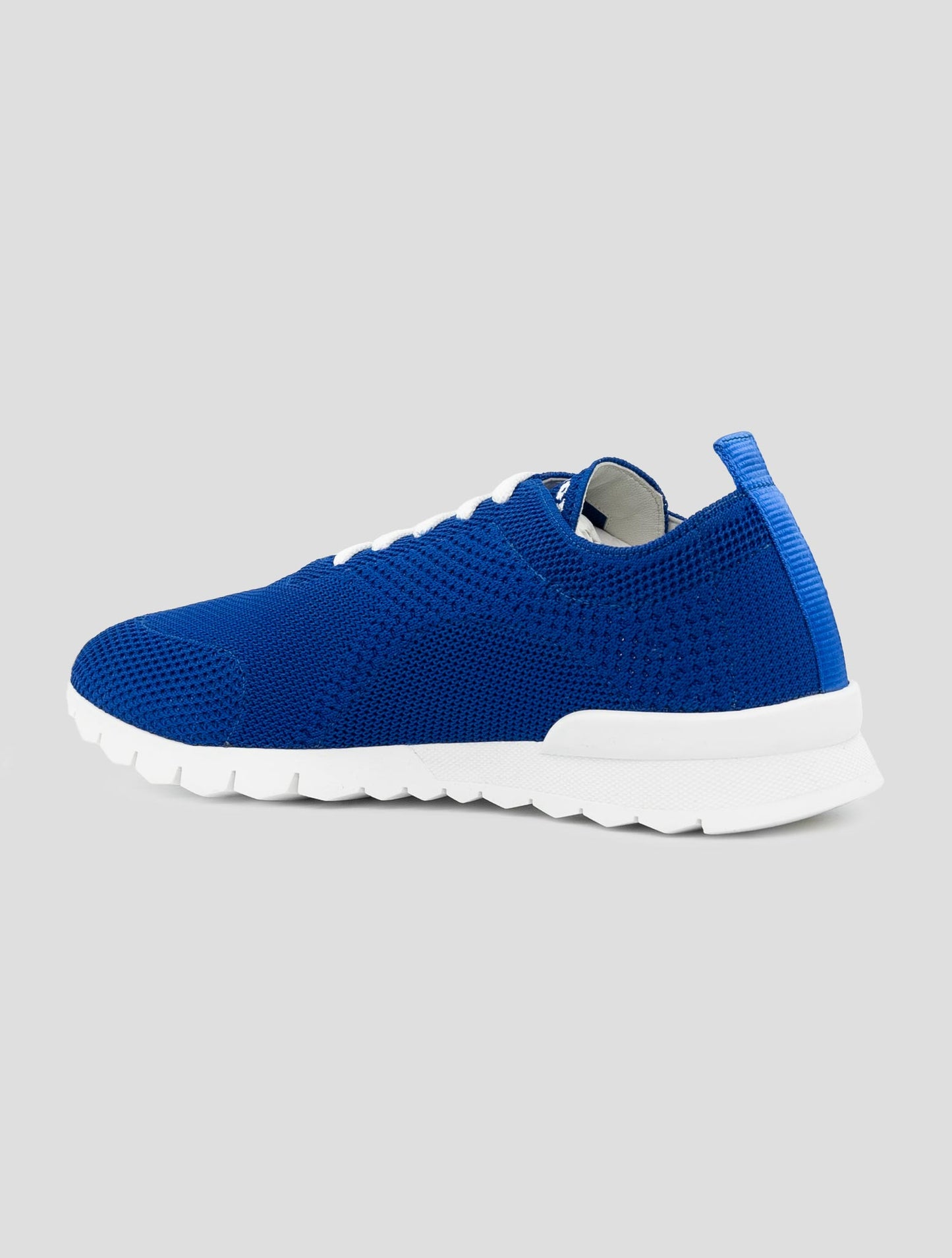 Kiton Blue Cotton Ea Sneakers