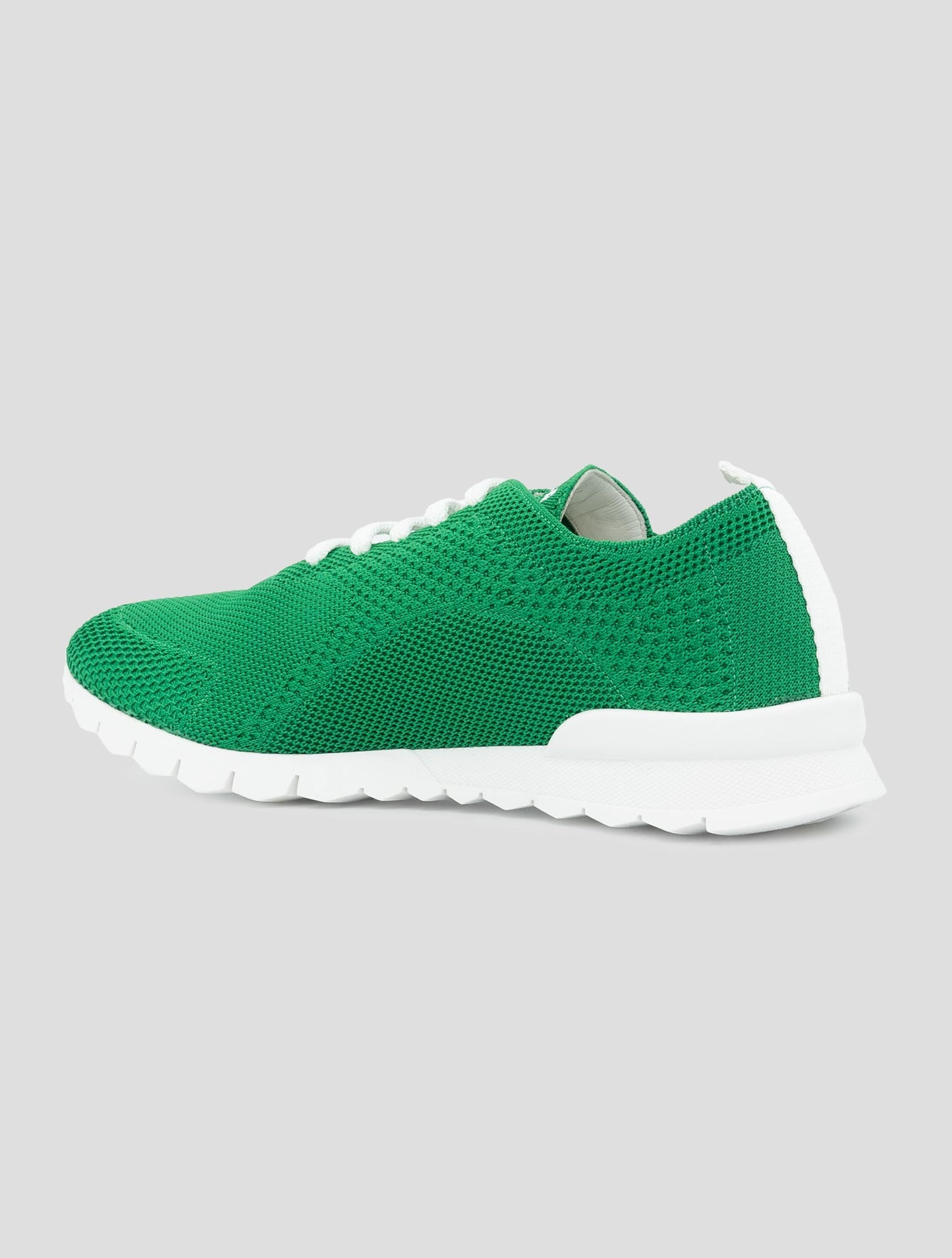 Kiton Green Cotton Ea Sneakers