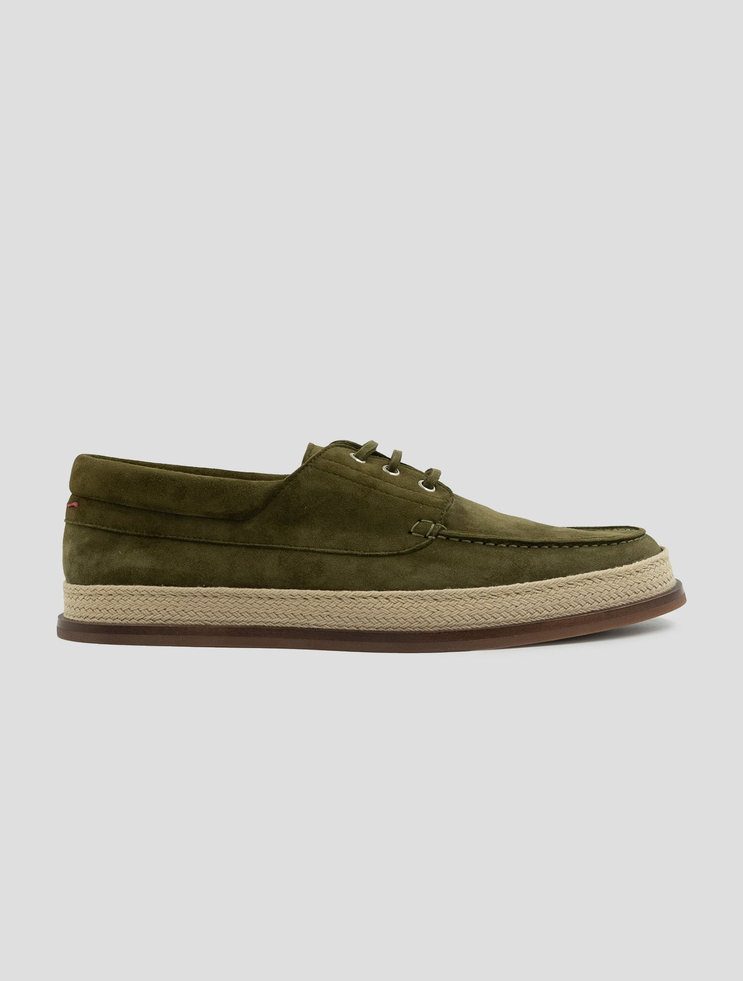 Kiton Green Leather Suede Sneakers