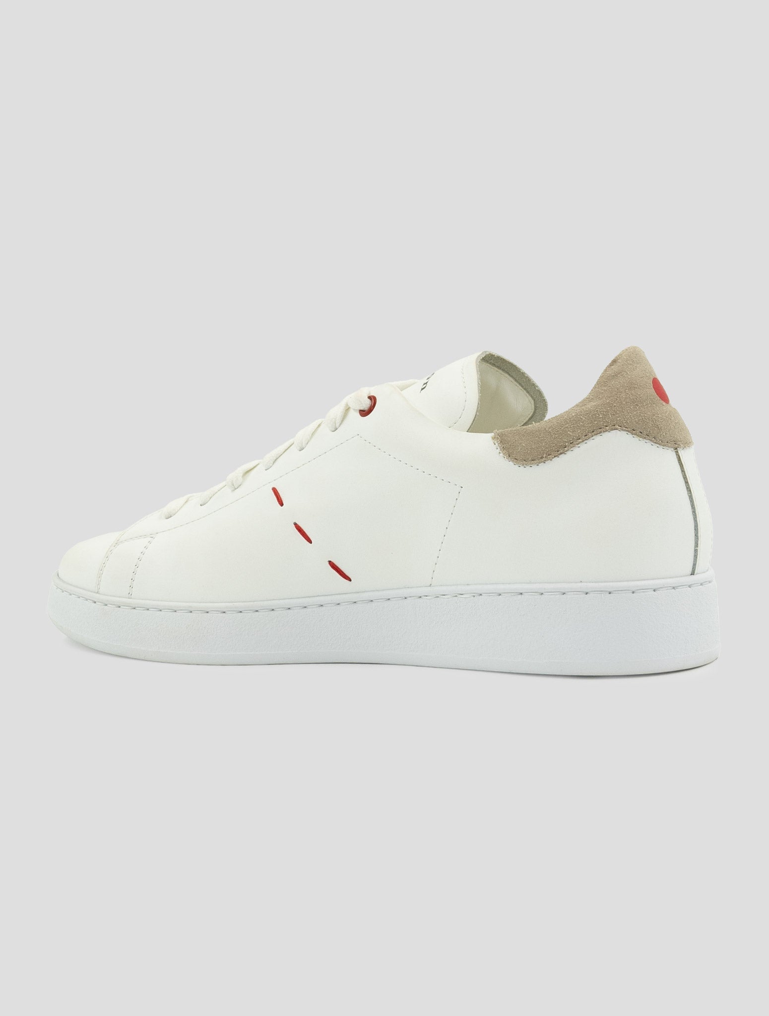 Kiton White Leather White