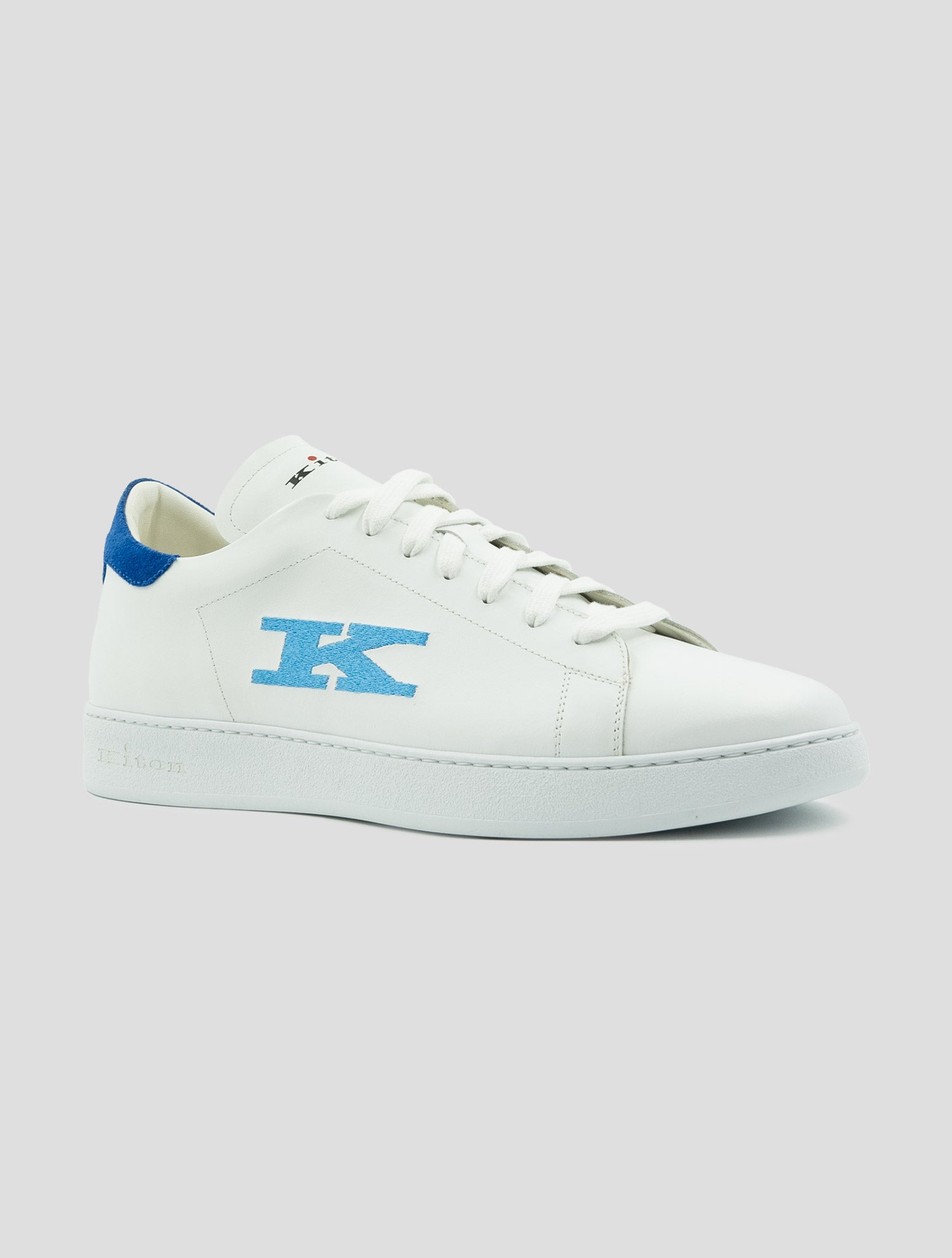 Kiton White Leather Sneakers