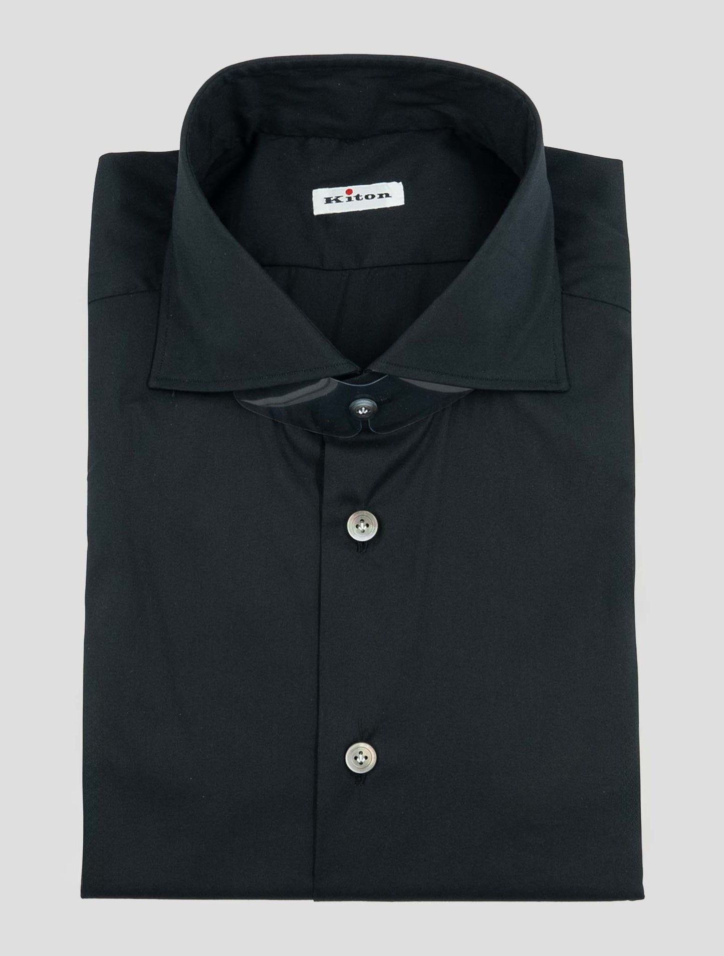 Kiton Blue Cotton Pa Ea Shirt