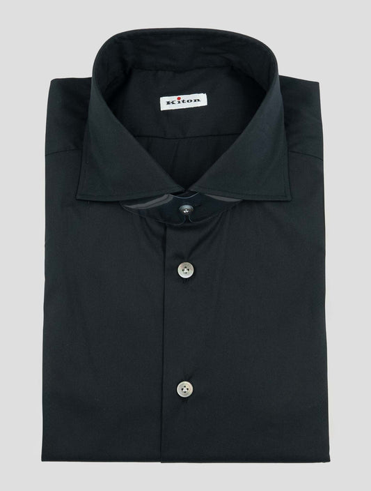 Kiton Blue Cotton Pa Ea Shirt