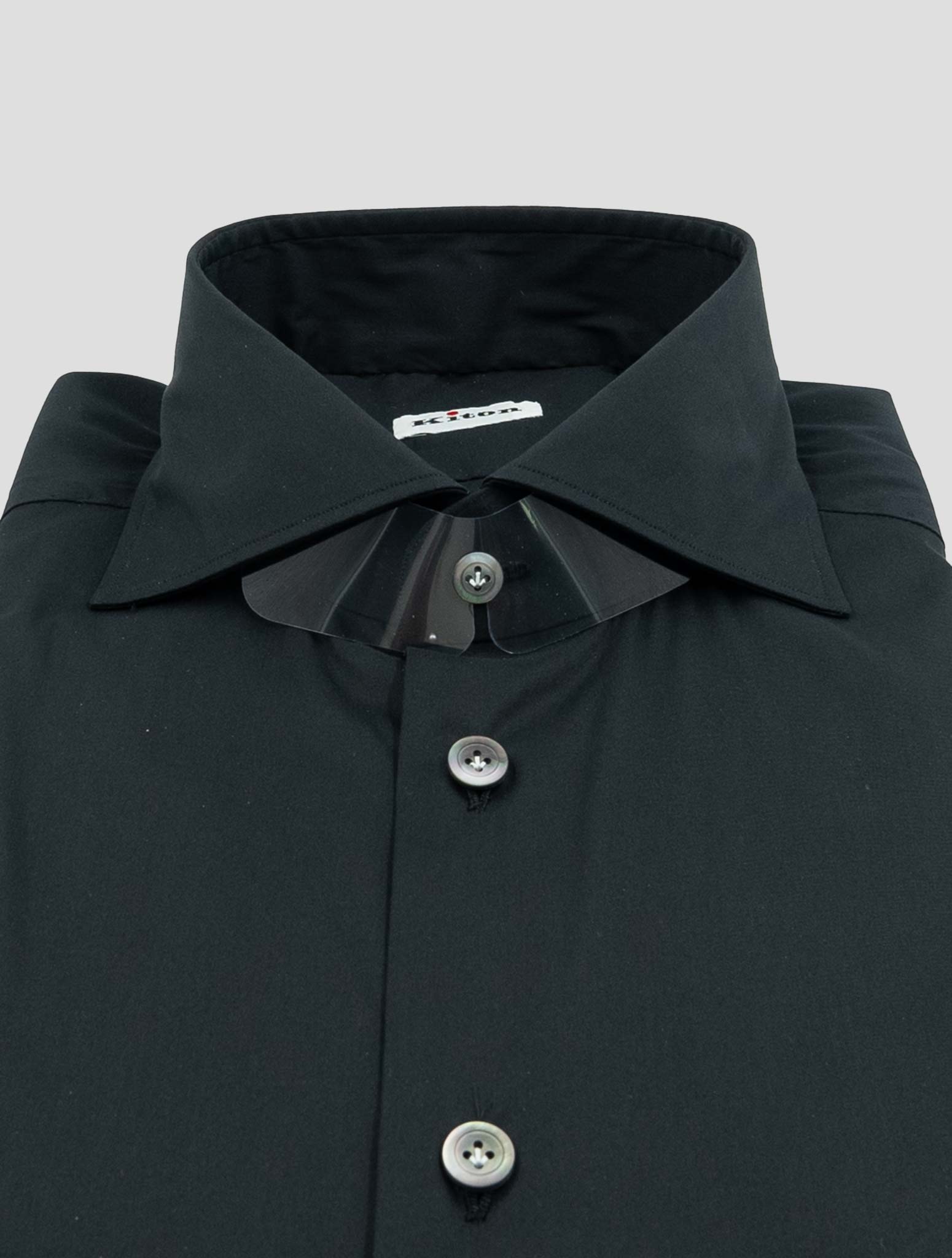 Kiton Blue Cotton Pa Ea Shirt