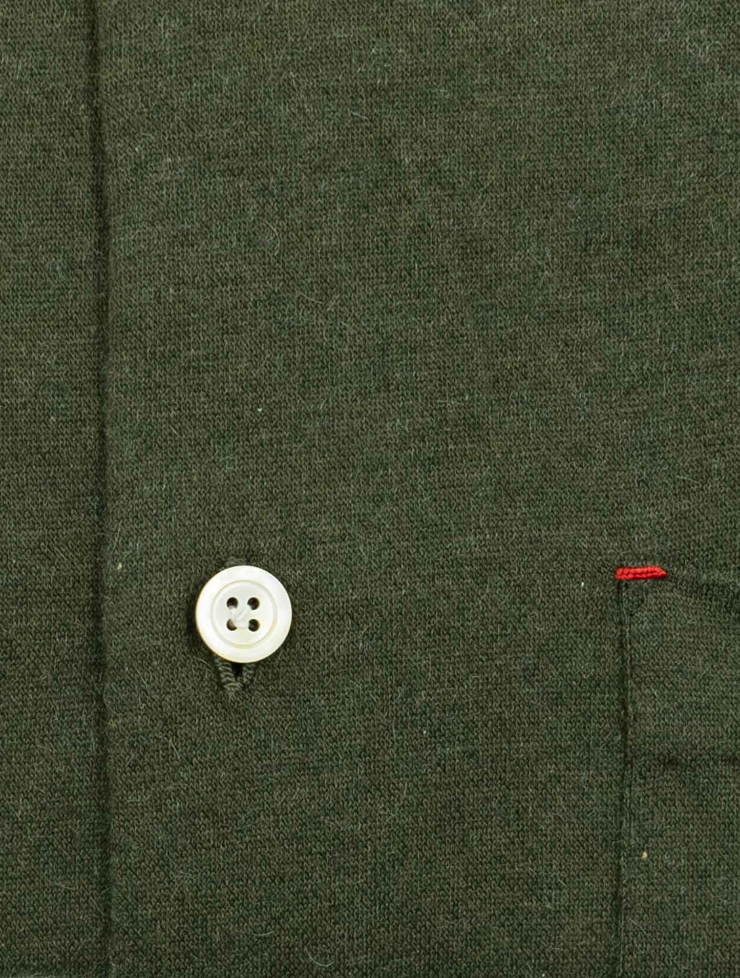 Kiton Green Cotton Cashmere Shirt
