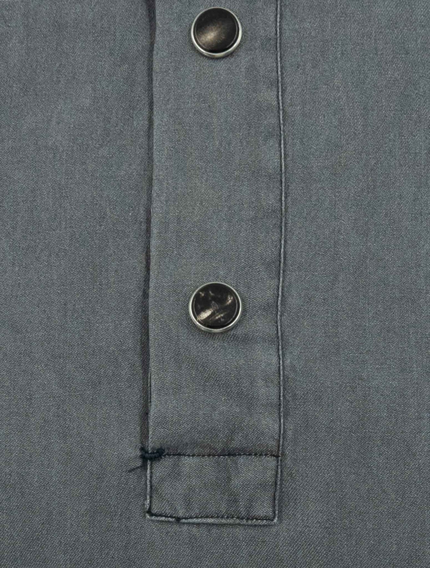Kiton Gray Cotton Polo Shirt