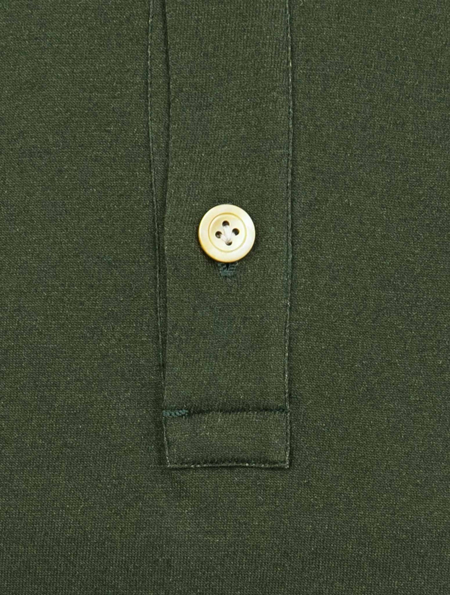 Kiton Green Cotton Cashmere Polo Shirt