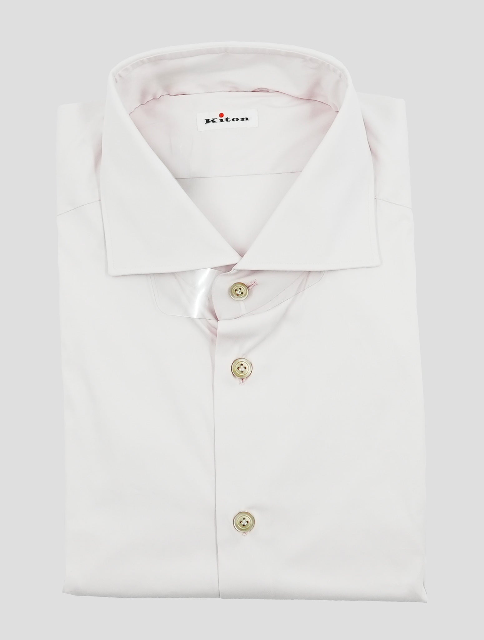Kiton Light Pink Cotton Pa Ea Shirt