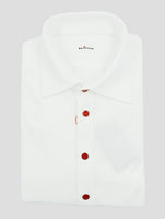 Kiton White Cotton Miami Polo Shirt