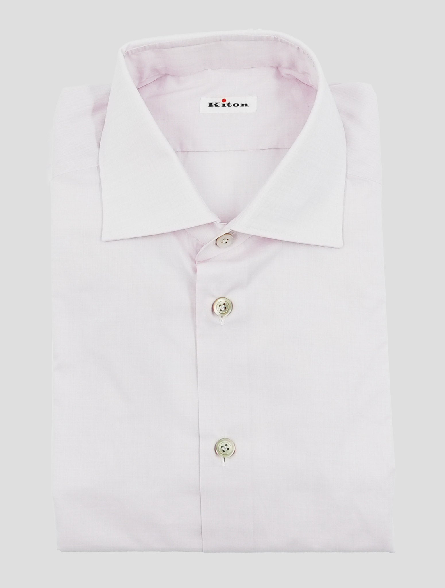 Kiton Pink Cotton Shirt