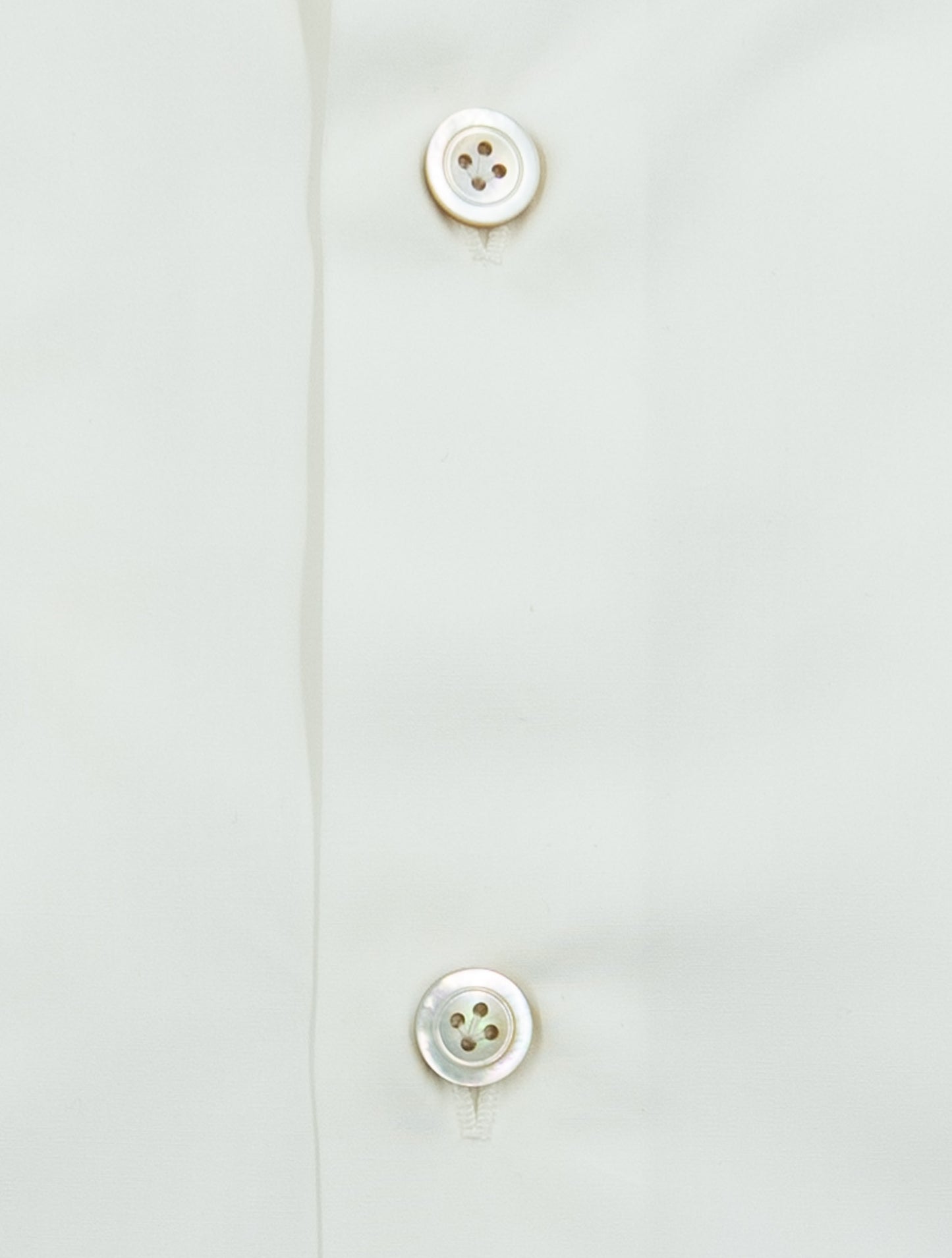 Kiton White Cotton Shirt