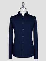 Kiton Blue Cotton Shirts