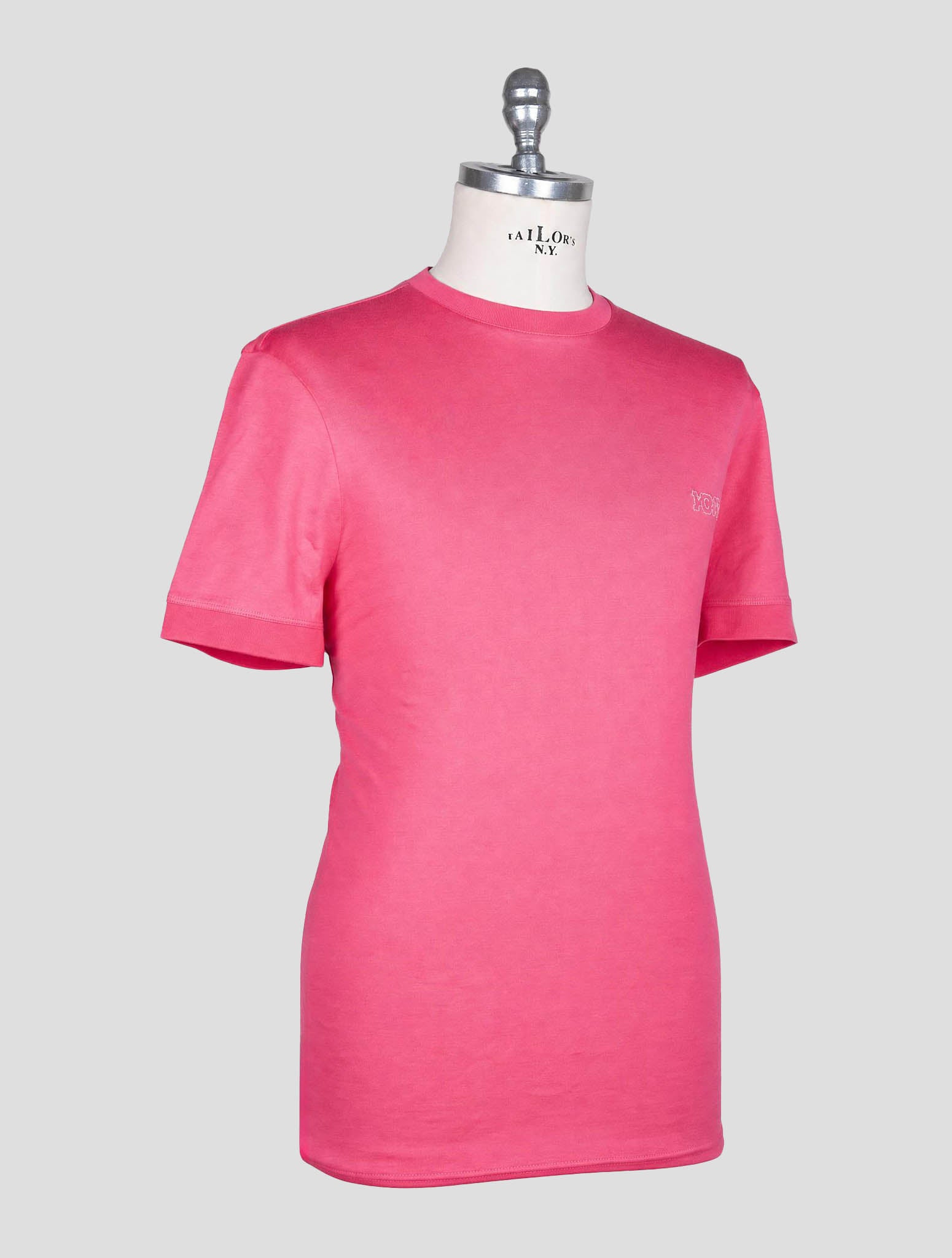 Kiton Knt Pink Cotton T-Shirt