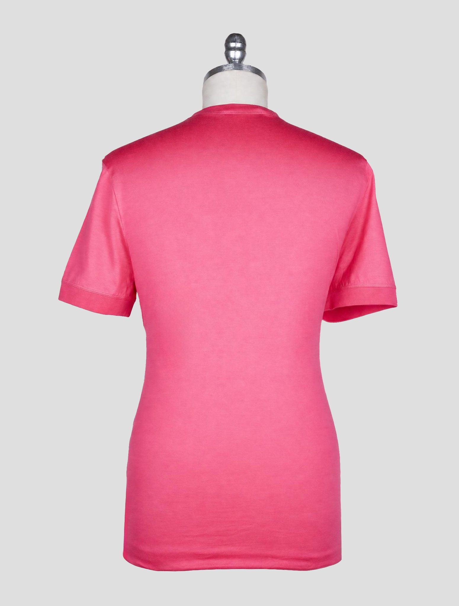 Kiton Knt Pink Cotton T-Shirt