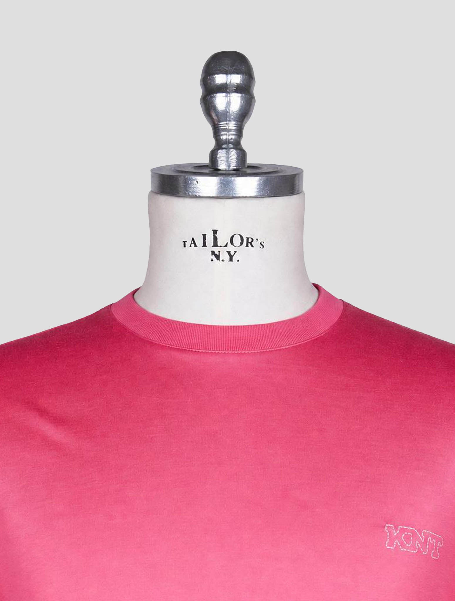 Kiton Knt Pink Cotton T-Shirt