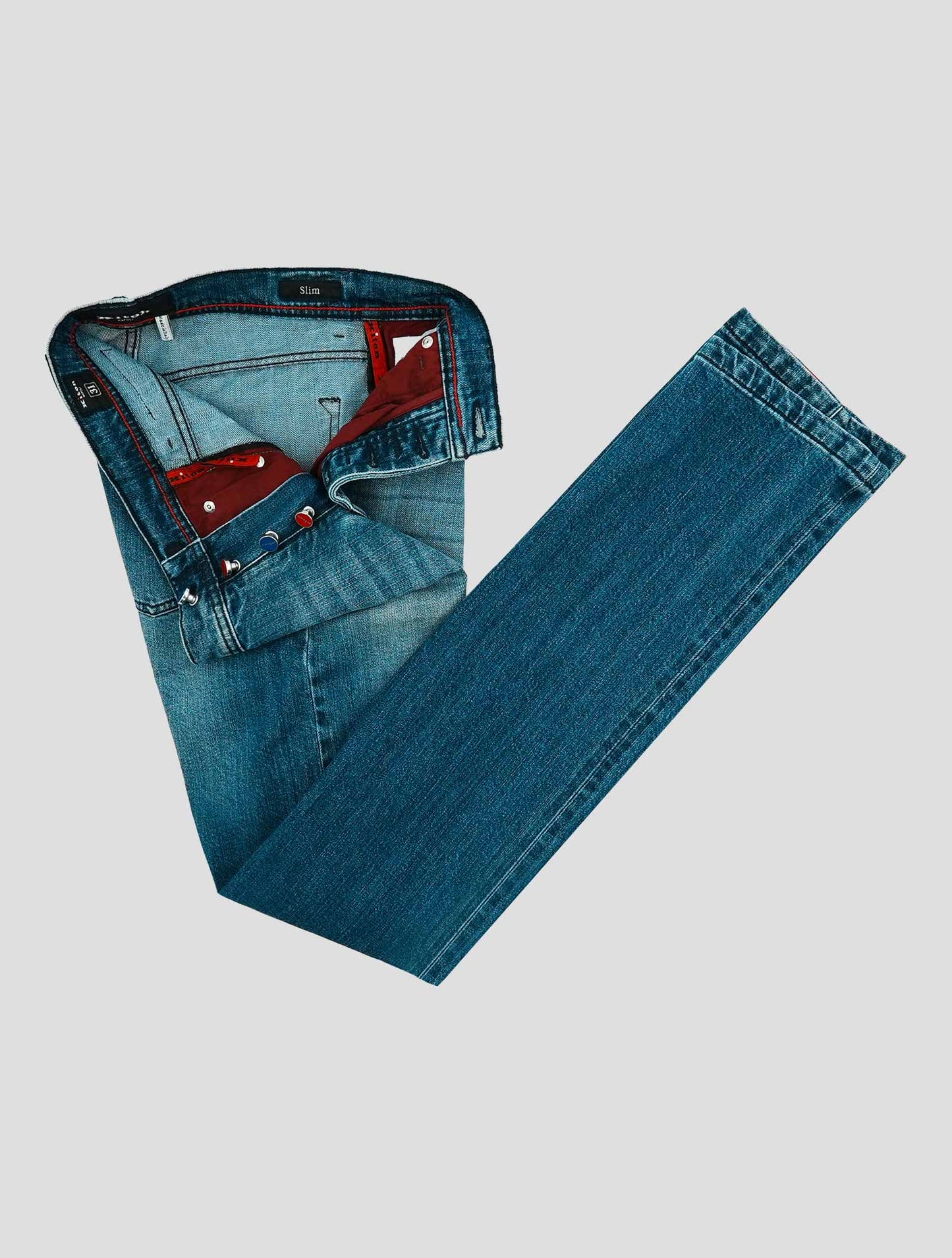 Kiton Denim Cotton Ea Jeans