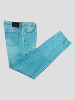 Kiton Blue Cotton Ea Jeans
