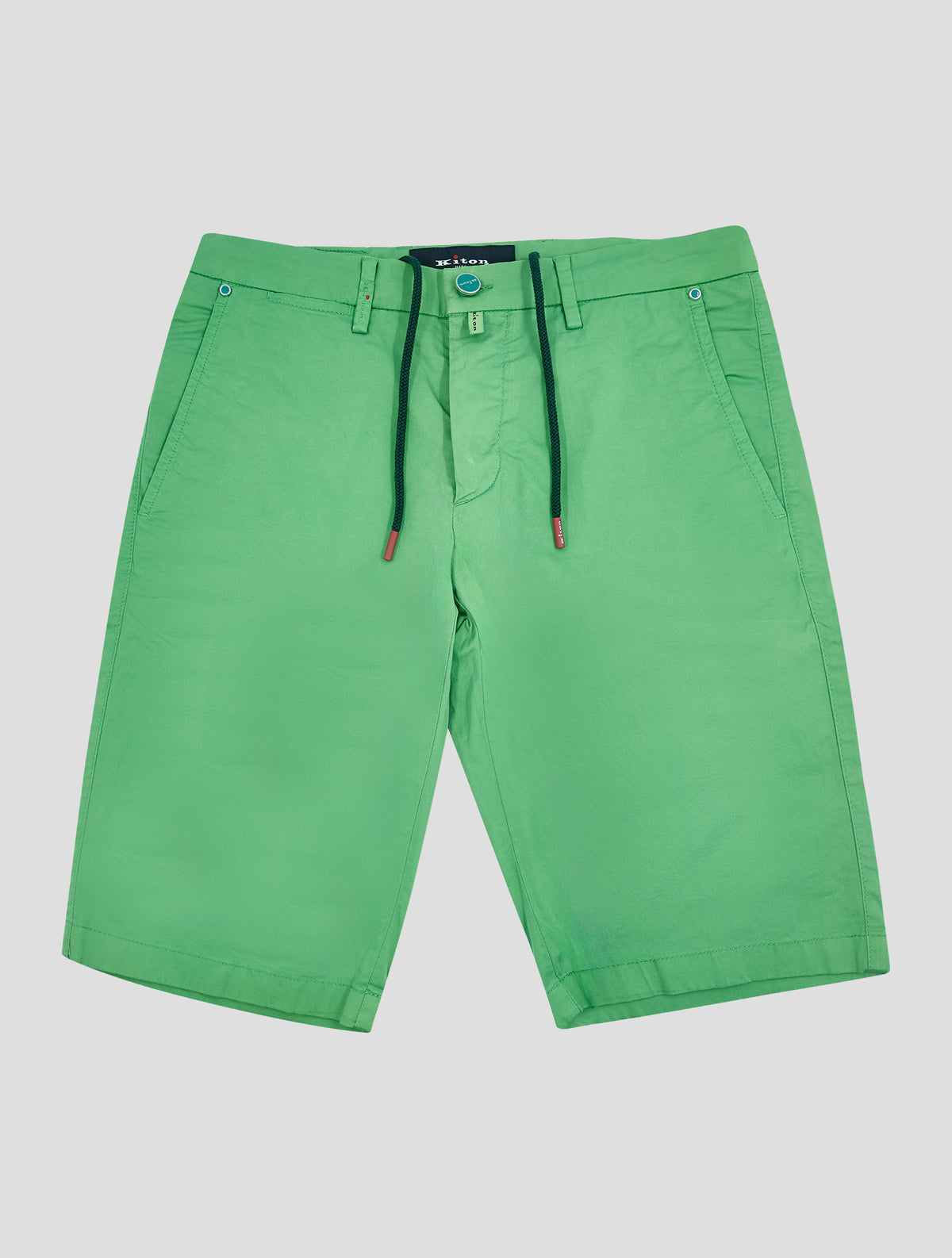 Kiton Green Cotton Ea Short Pants