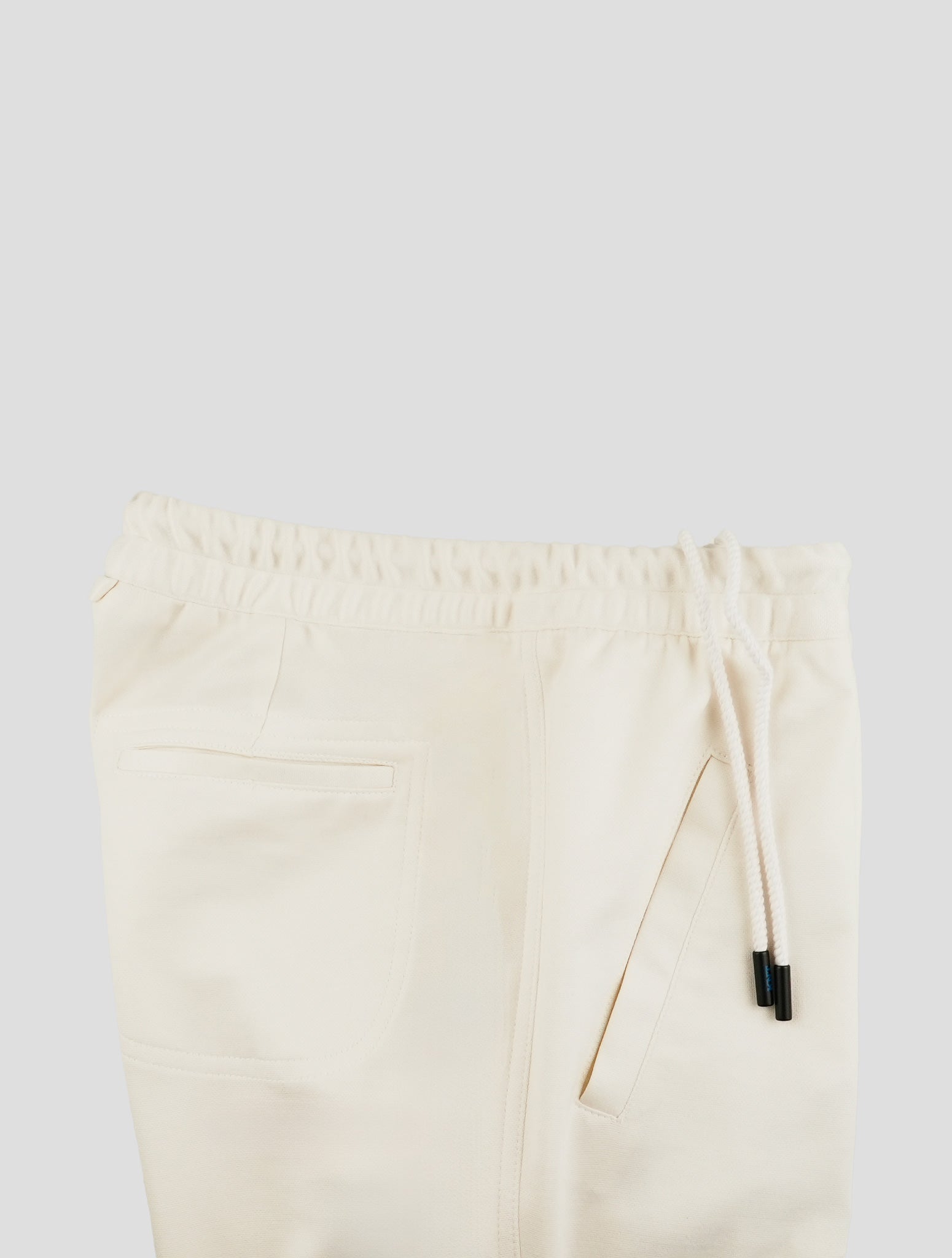 Kiton White Cashmere Cotton Pa Pants