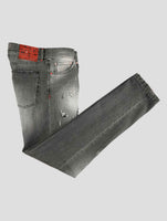 Kiton Gray Cotton Ea Jeans