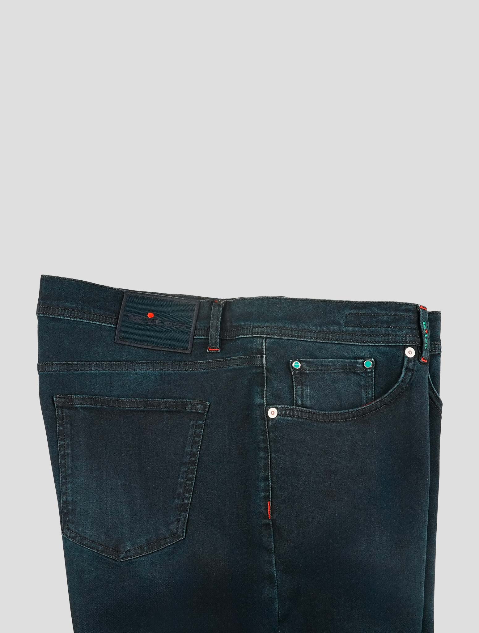 Kiton Blue Cotton Ea Jeans