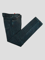 Kiton Blue Cotton Ea Jeans