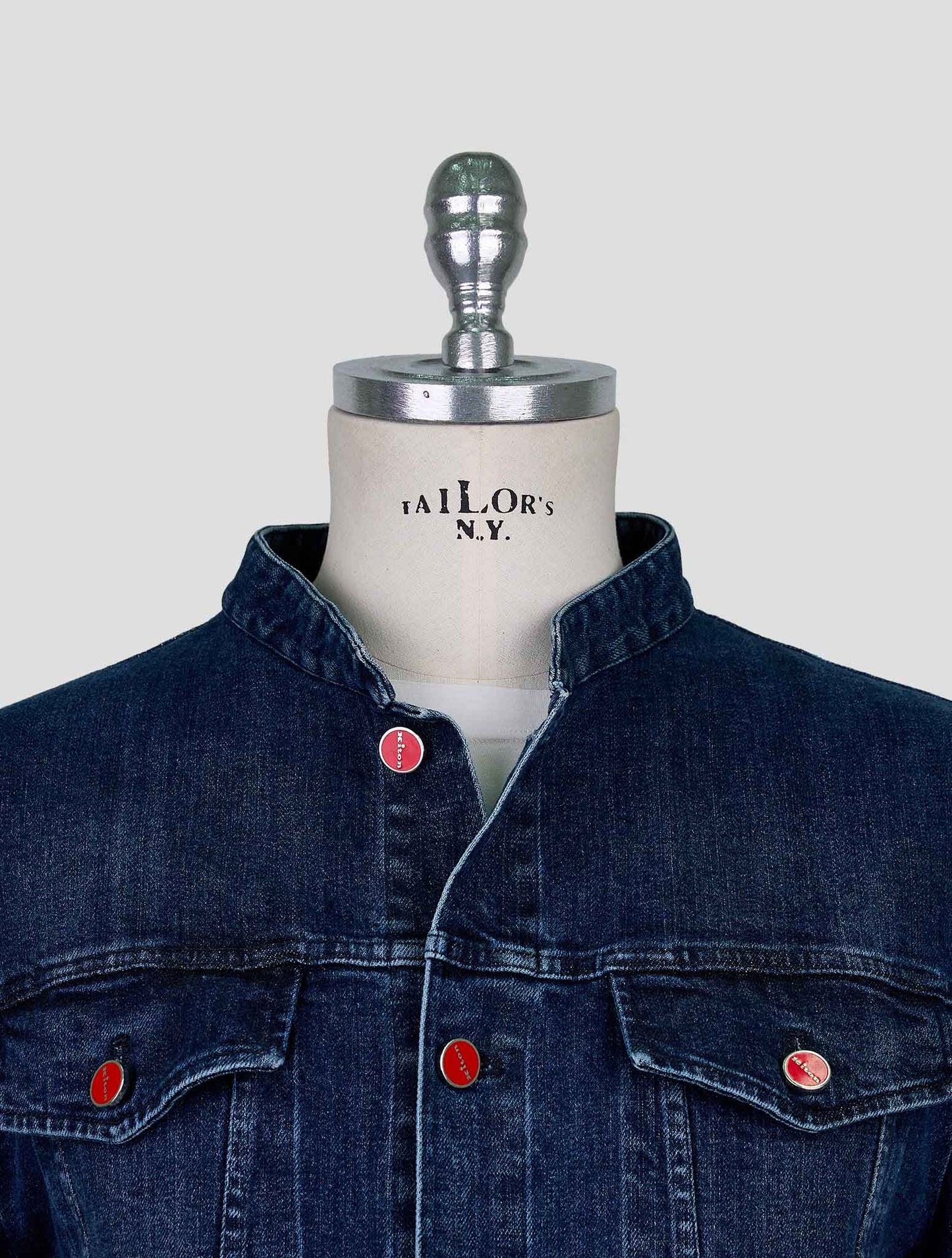 Kiton Denim Cotton Ea Coat