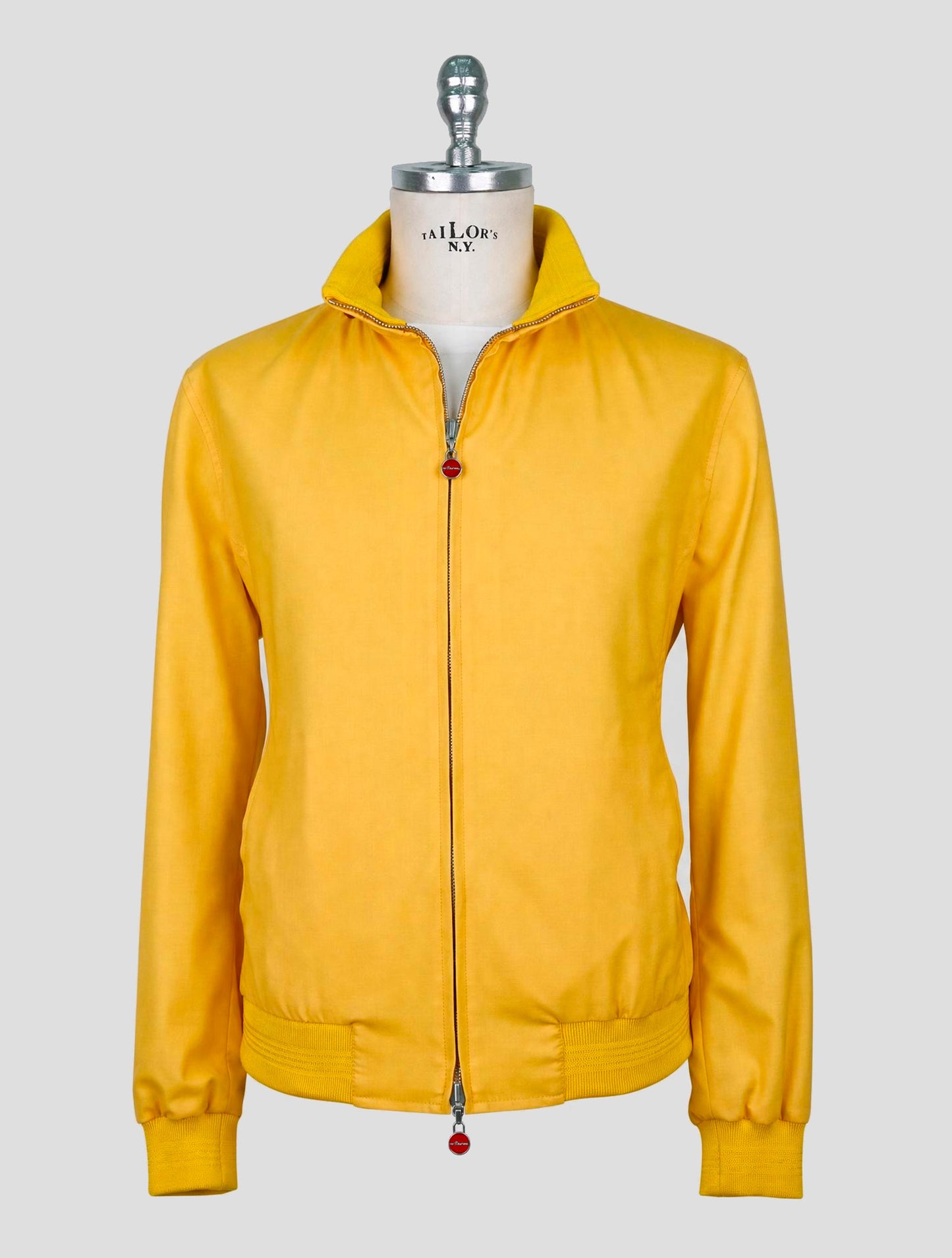 Kiton Yellow Cashmere Silk Coat