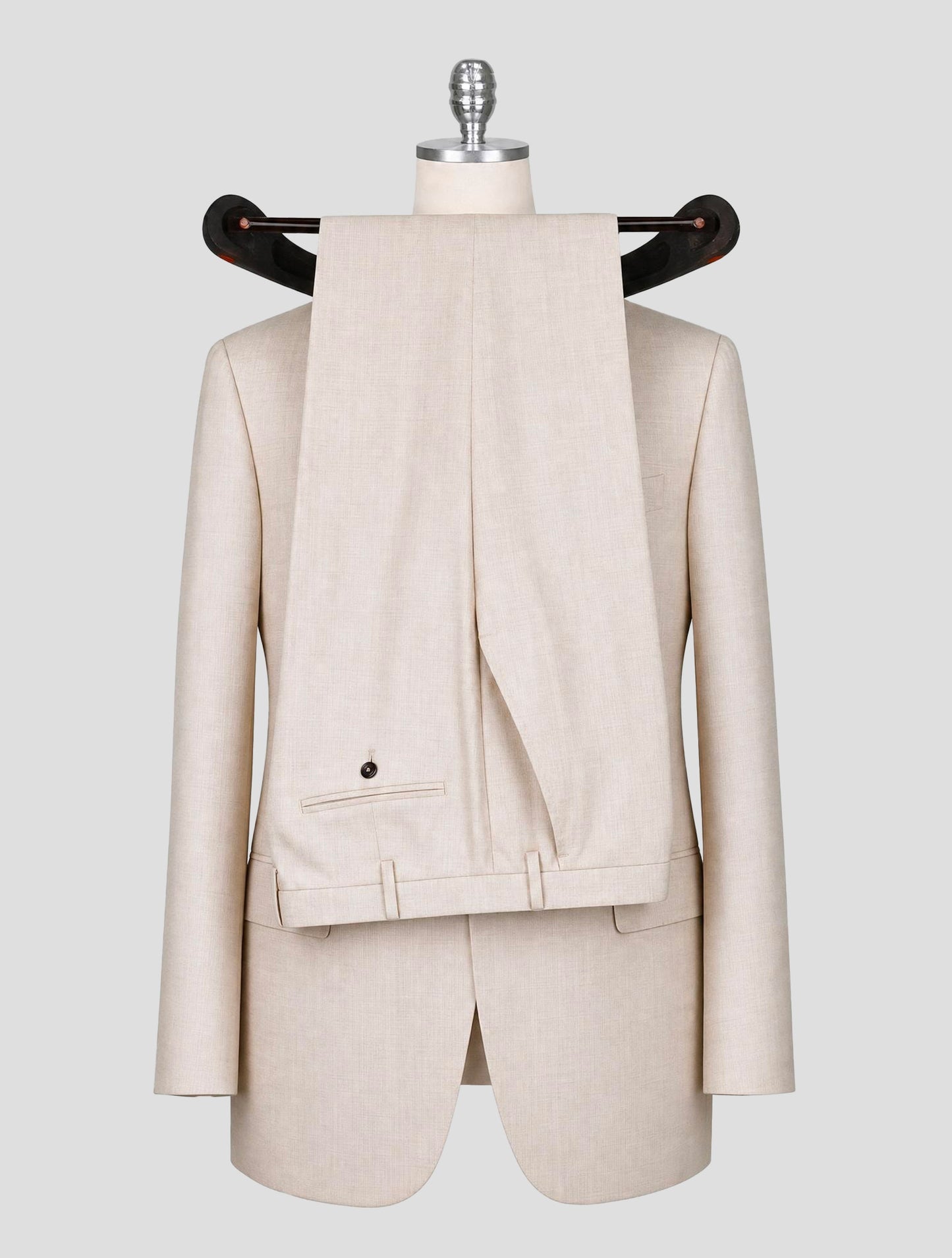 Kiton Taupe Cashmere Suit