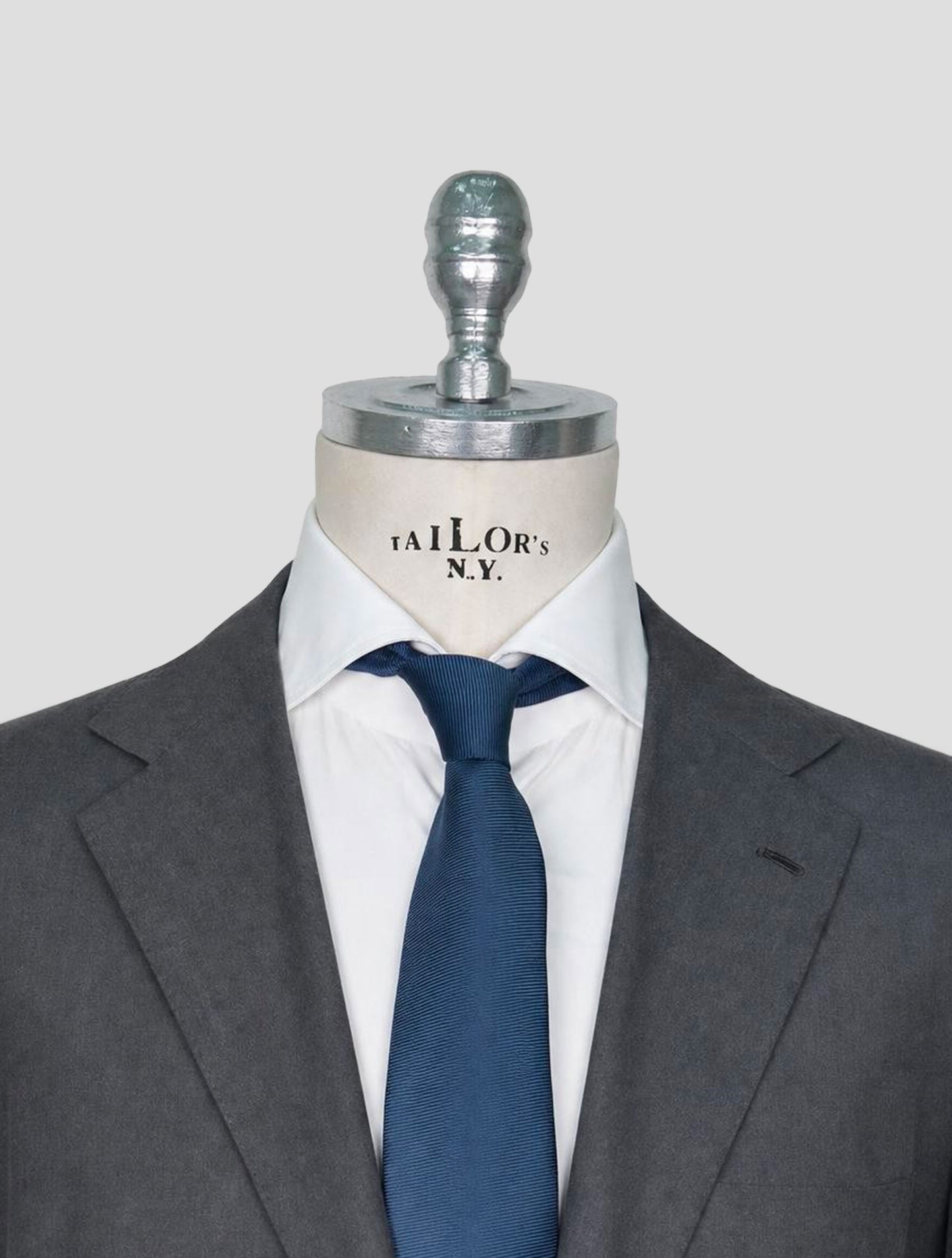 Kiton Gray Cotton Blazer